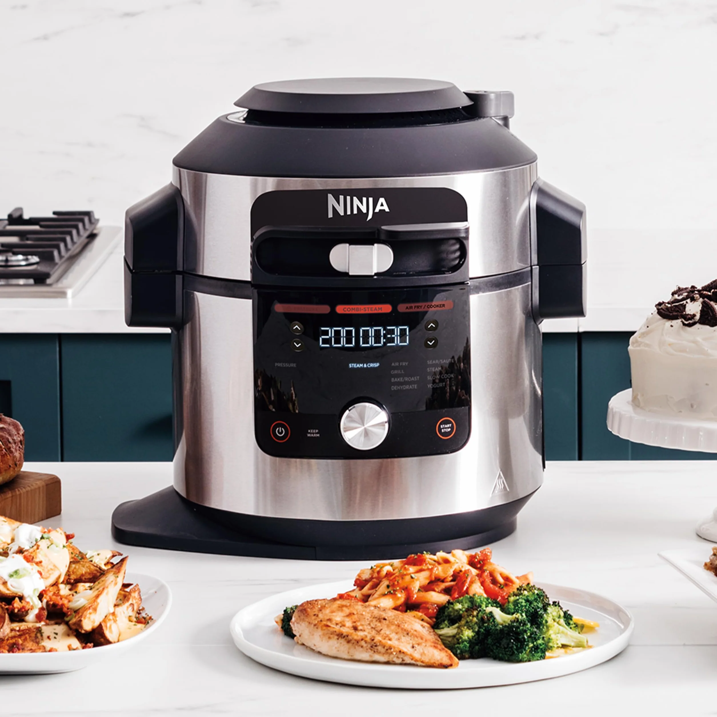 Ninja Foodi MAX Multicooker 7,5 l 12 w 1 ze stali nierdzewnej OL650EU