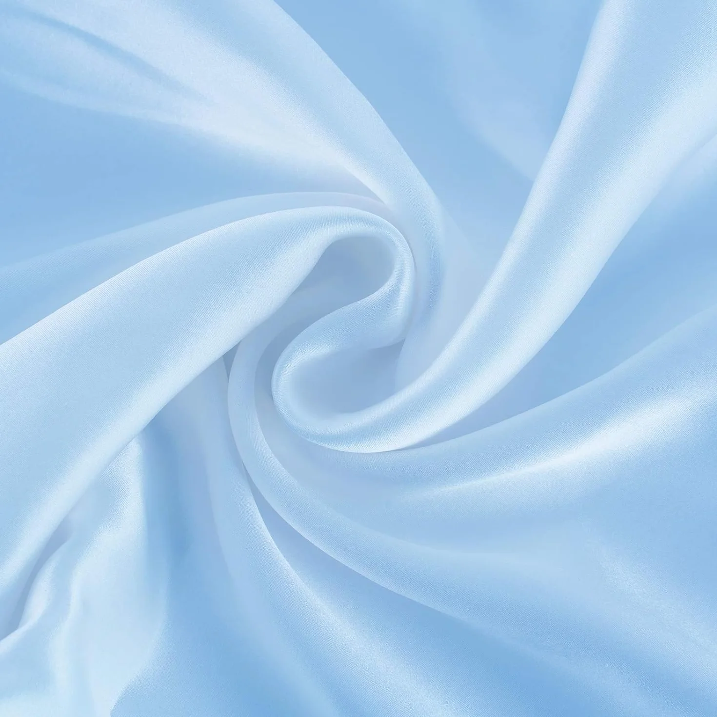 Poszewka na poduszkę z jedwabiu 100% jedwab 22 momme Öko-Tex 50x70 cm jasnoniebieska