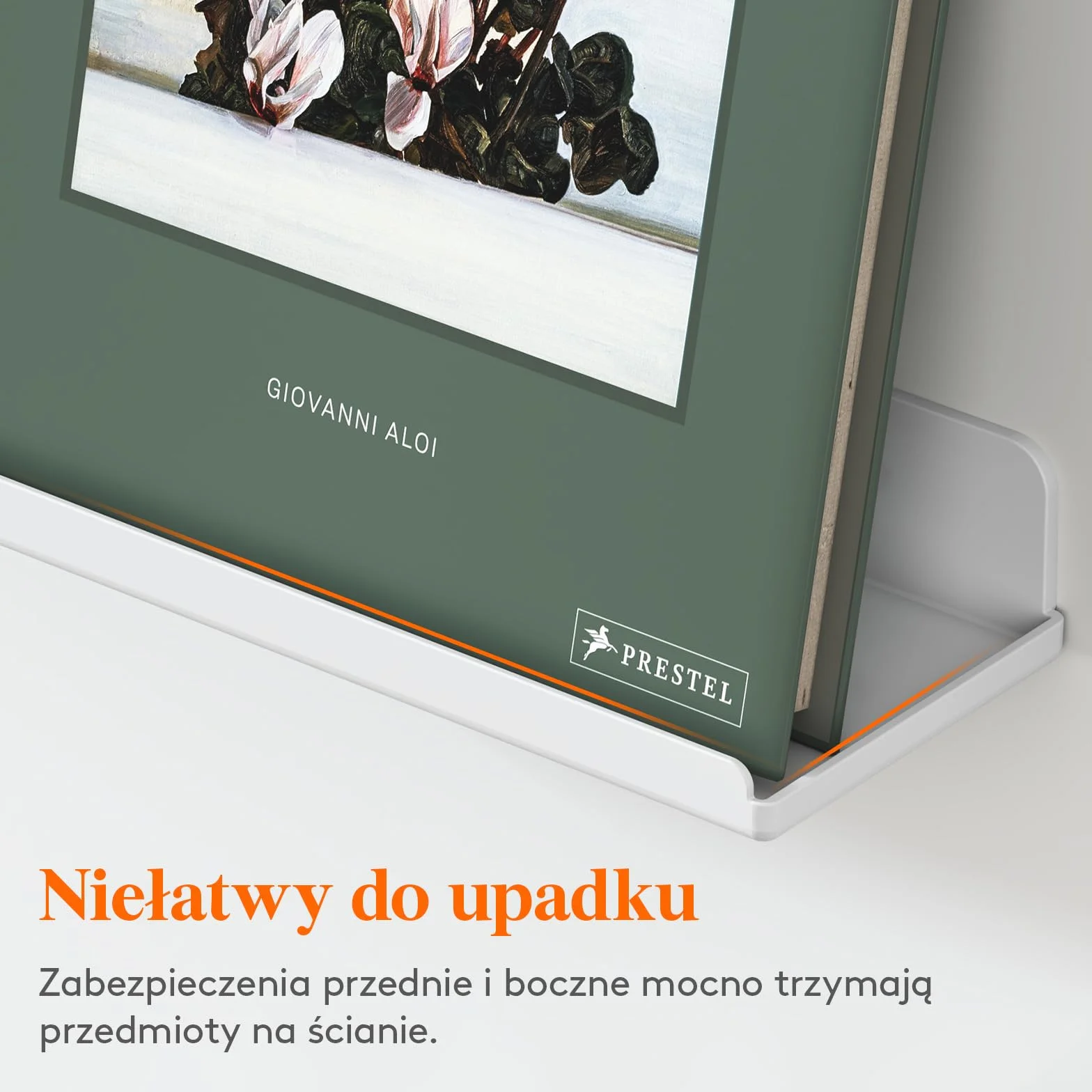 Wiszące półki Lifewit na ścianę, 4 opakowania białych półek 15'' wystrój pokoju na regał/płyty winylowe/zdjęcia/obraz w sypialni, salonie, łazience, kuchni do przechowywania i organizacji