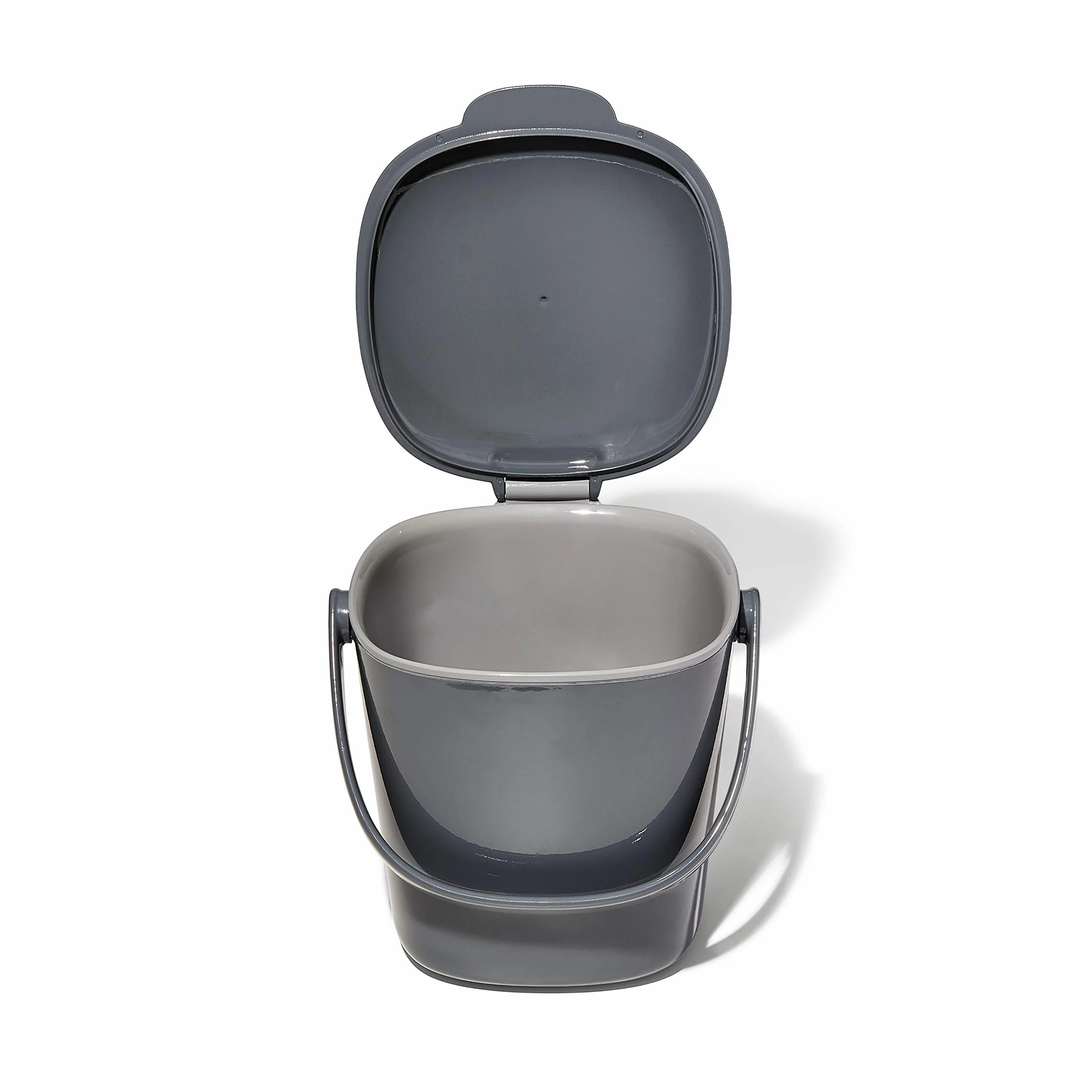 OXO Good Grips łatwy do czyszczenia kosz na kompost - węgiel drzewny - 2,83 l