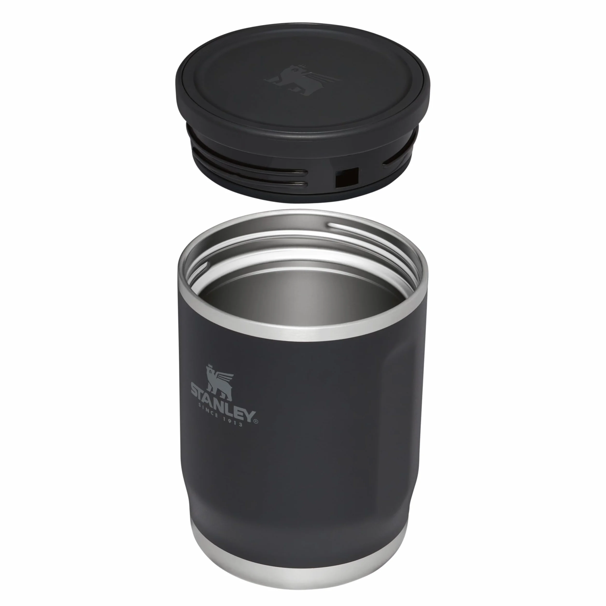 Stanley Adventure To-Go Food Jar 0.53L - Black - 6 Godzin Gorąca - 6 Godzin Zimna - Szczelny - Łatwy Do Czyszczenia - Szeroki Otwór - Można Myć W Zmywarce - Bez BPA