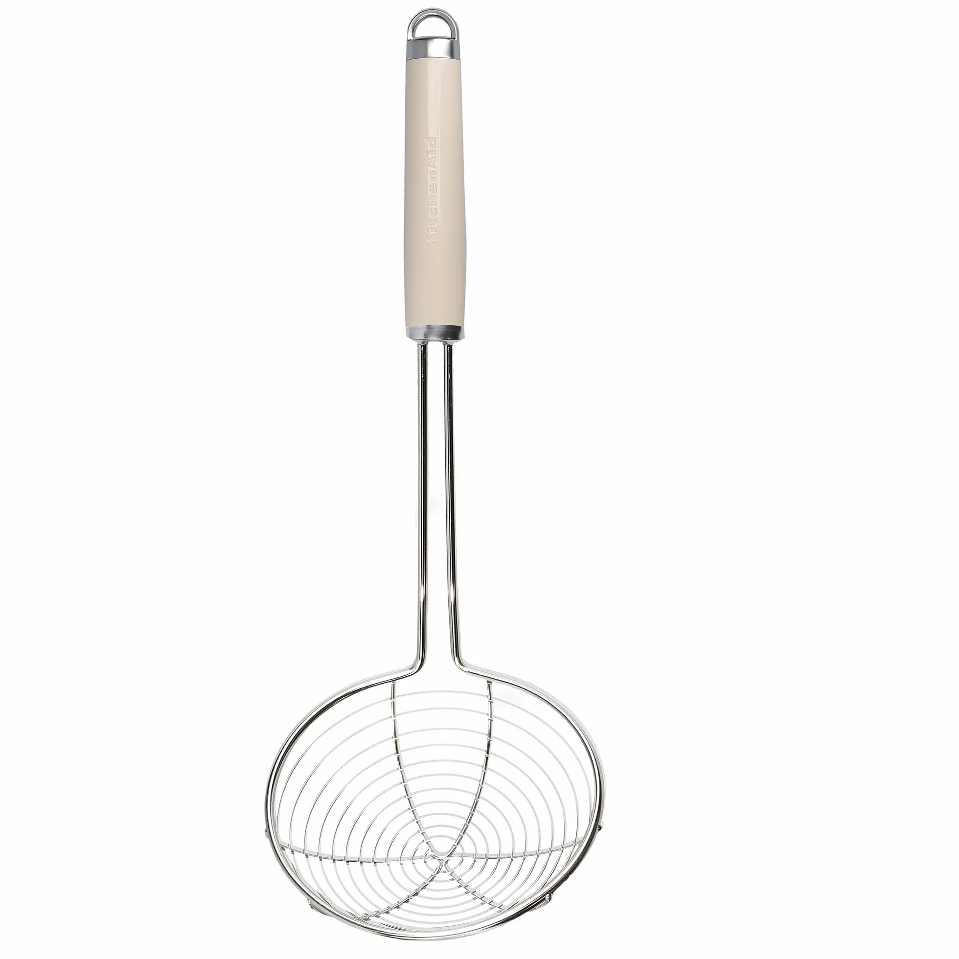KitchenAid Cedzak z Rączką, Stal Nierdzewna - Kolor Almond Cream