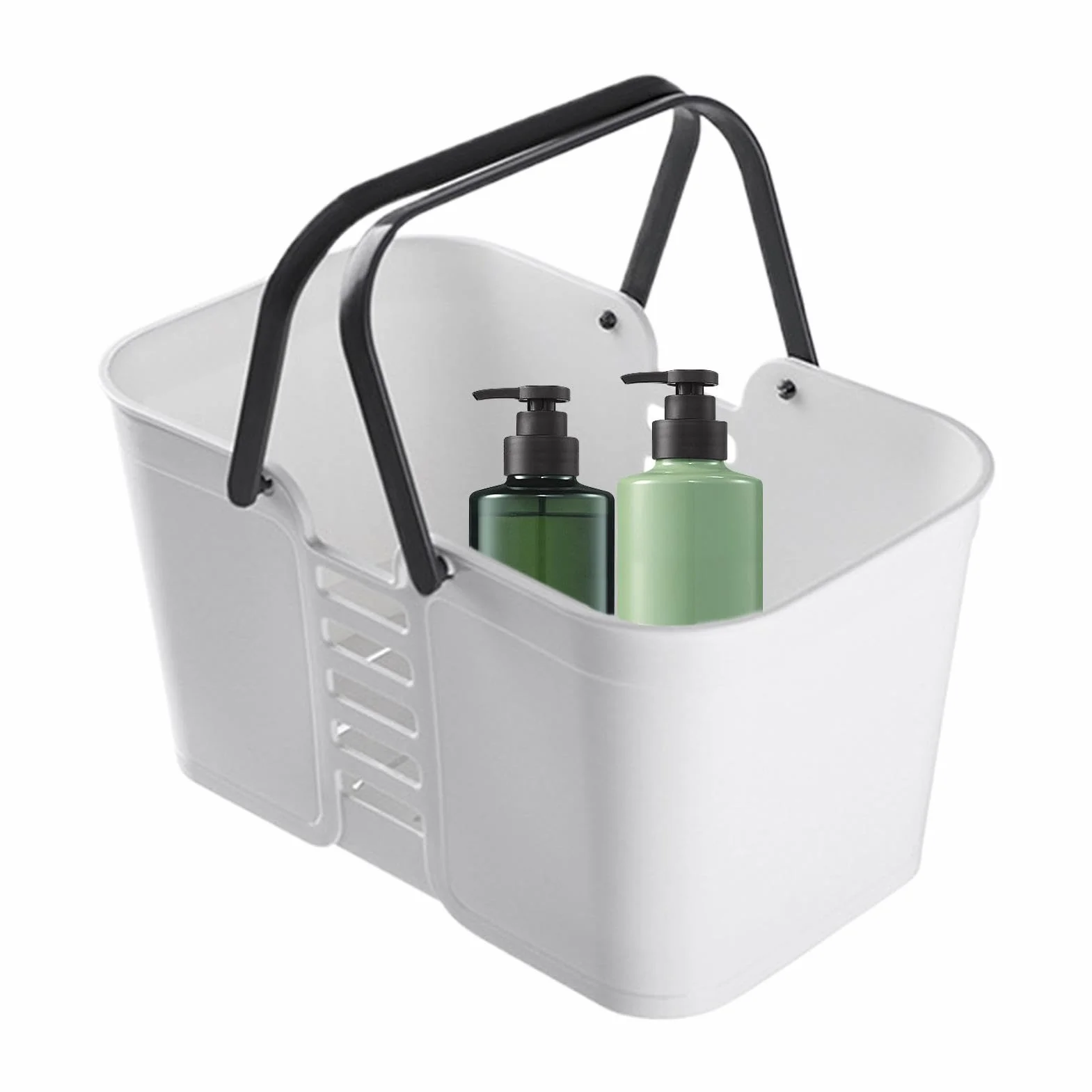 Portable Shower Cadddy, Bathroom Toiletry Organizer, Storage Basket Bin, Shampoo Soap Holder, Cosmetic Storage Bin, Multi-purpose Storage Solution for Holding Soap, Shampoo, Cosmetics, Bathroom