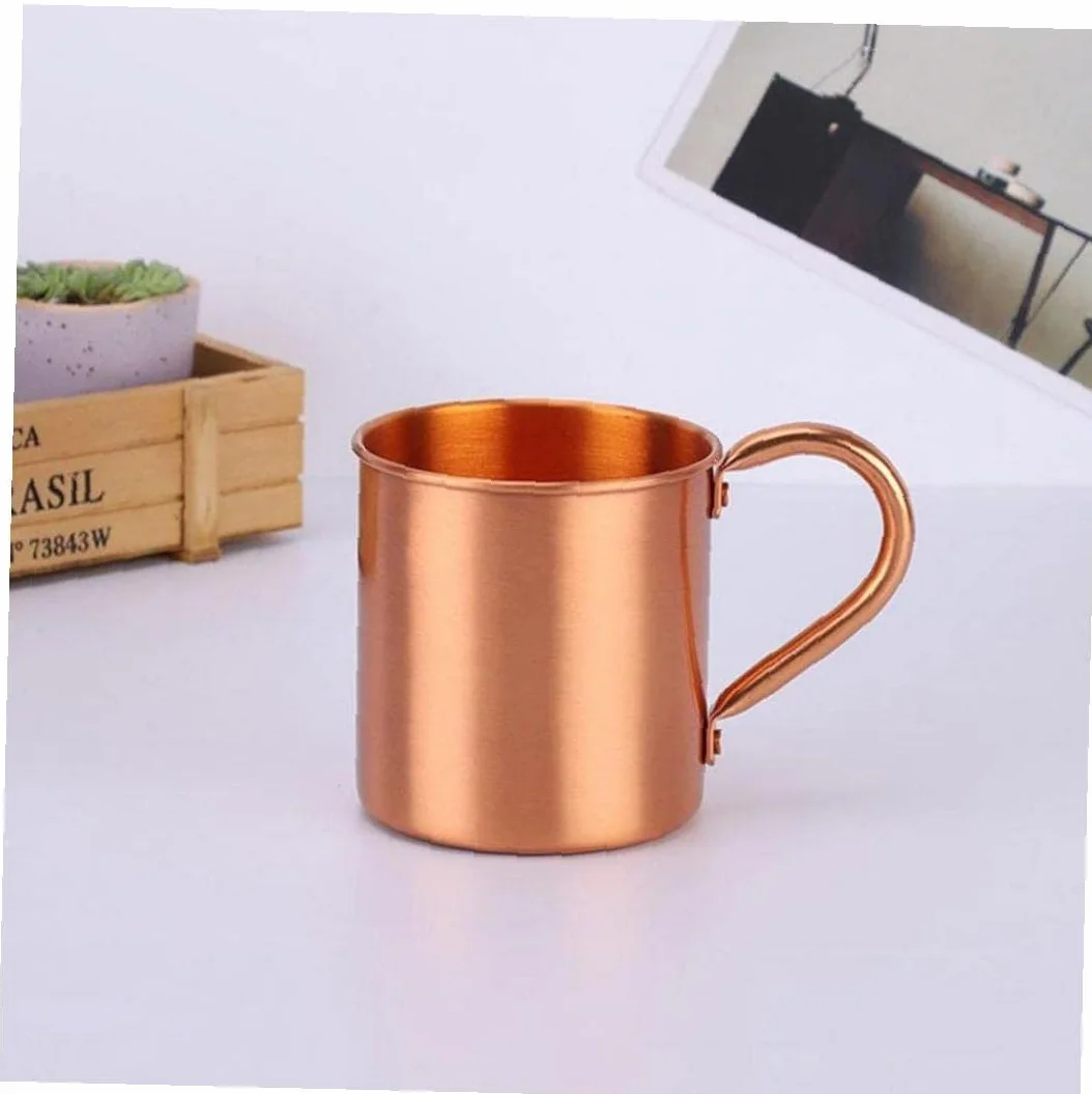 zalati Moscow Mule kubek czysta miedź bez wewnętrznej wkładki do koktajli kawy piwa mleka wody