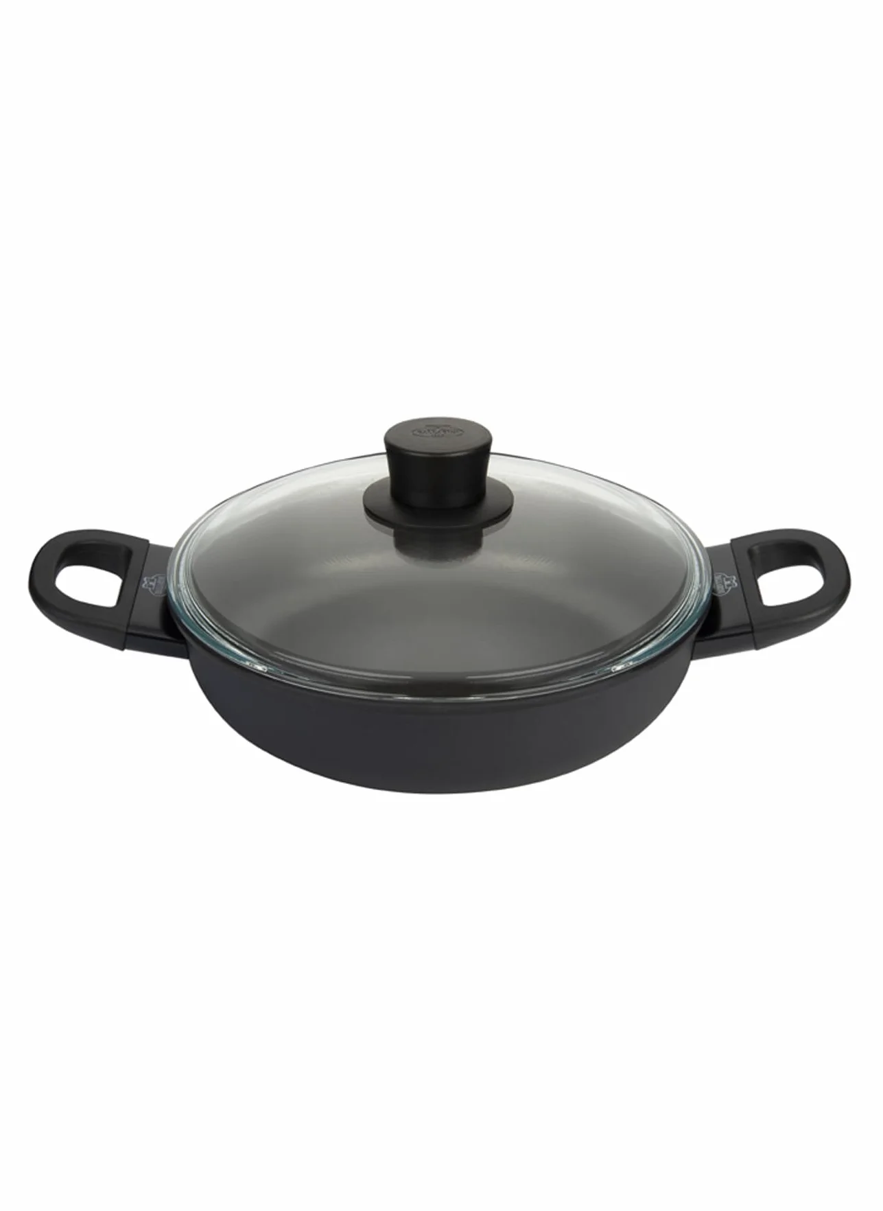 BALLARINI ALBA tytanowa nieprzywierająca patelnia do serwowania z pokrywką - 28 cm