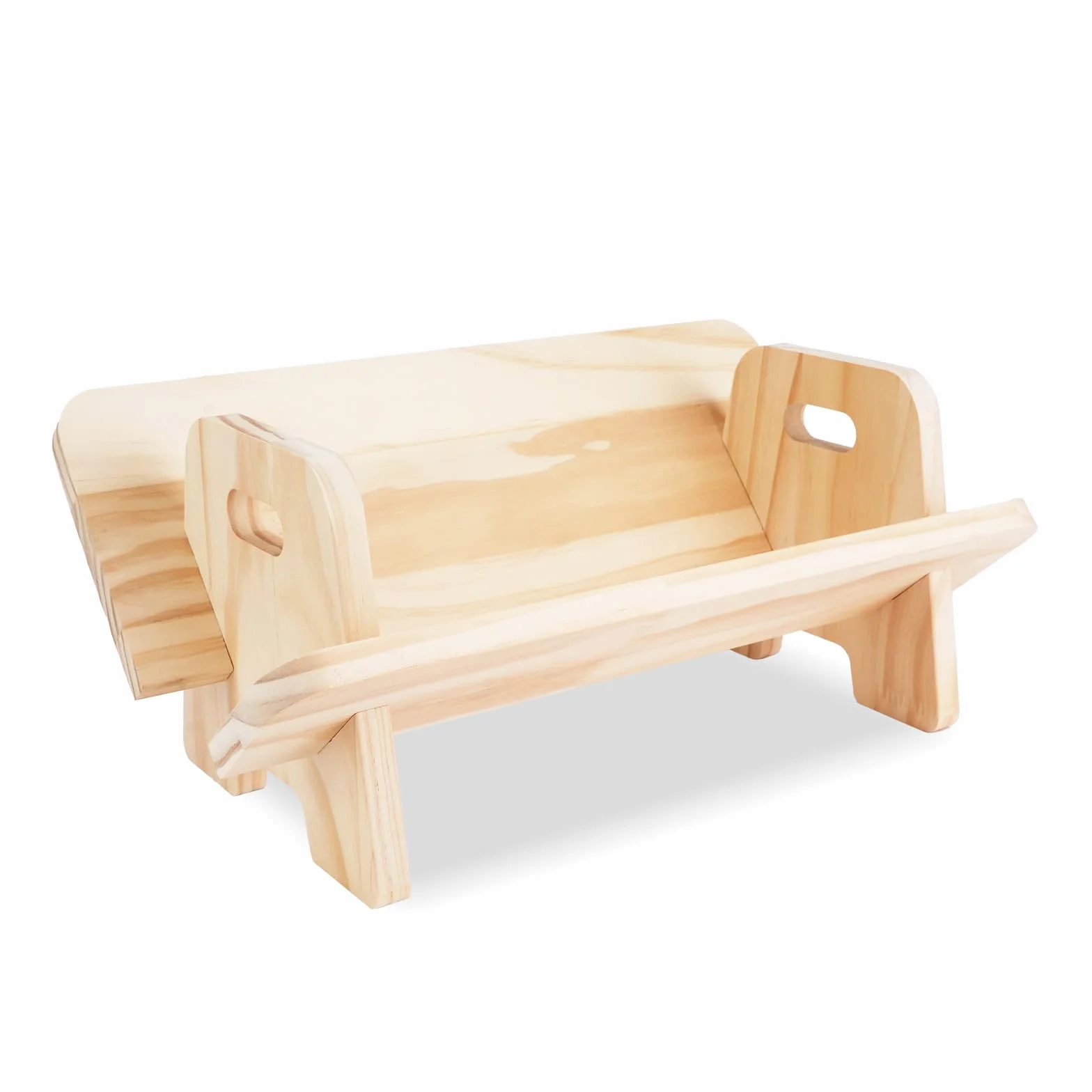 Mały regał na książki, na stół, dla dzieci, drewniany, z uchwytem, na biurko, regał na książki, mini organizer do biura, pokoju dziecięcego, salonu