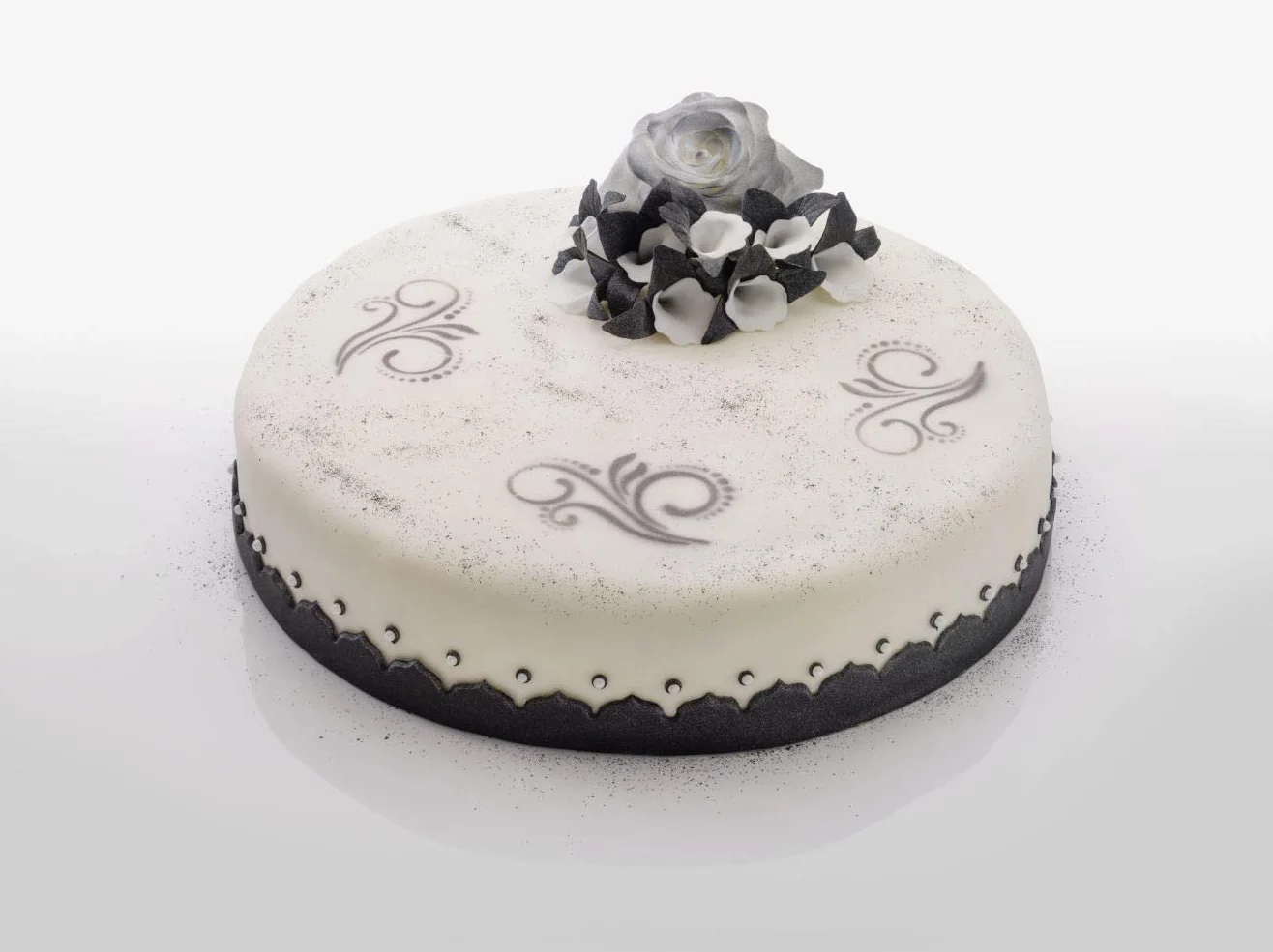 Zenker Creme Noir Springform z 1 podstawą, stal nierdzewna, szary/beżowy, średnica 26 cm