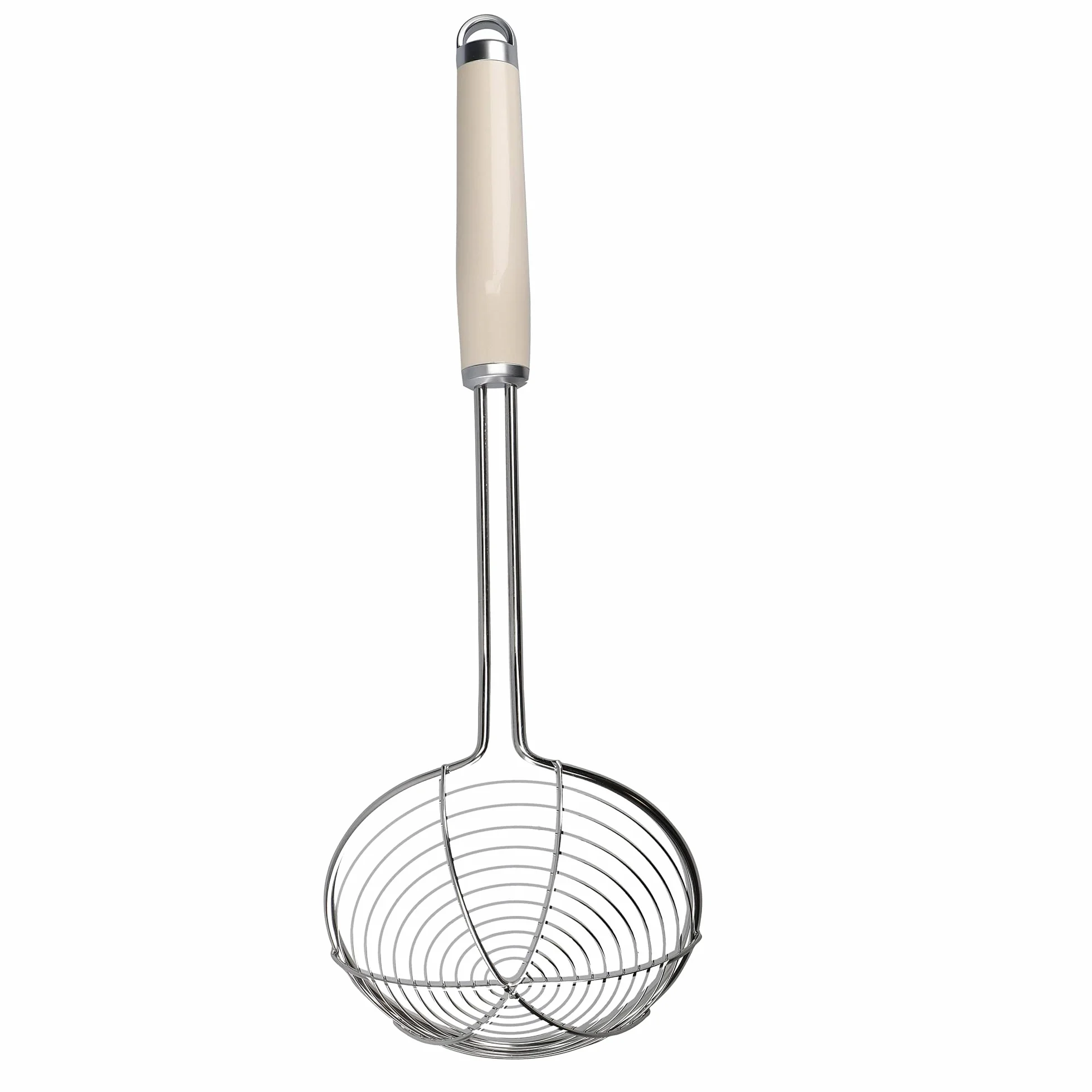 KitchenAid Cedzak z Rączką, Stal Nierdzewna - Kolor Almond Cream