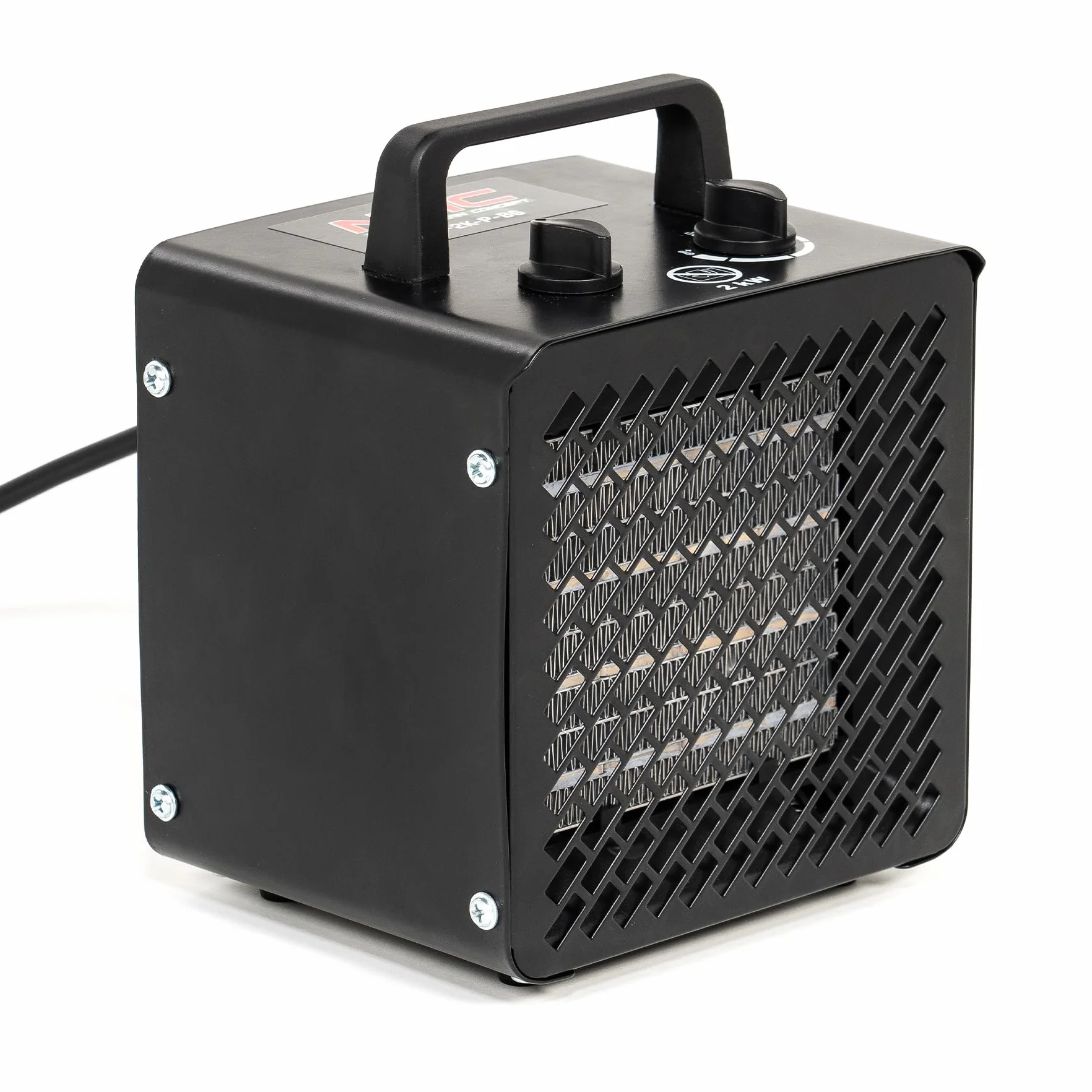 NAC New American Concept Elektryczny termowentylator 2000 W – ceramiczny grzejnik z termostatem – przenośny grzejnik elektryczny do garażu, warsztatu, piwnicy, na placu budowy, szklarni