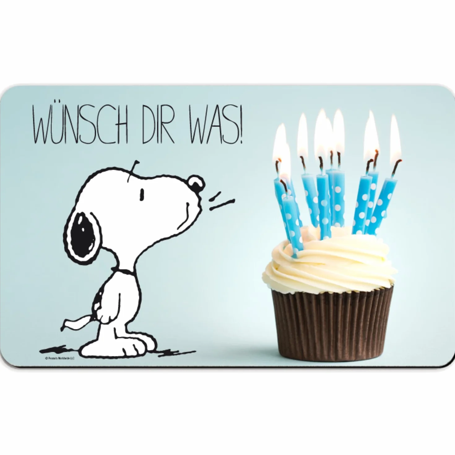 Peanuts Snoopy Collection deska wunsch dir was 23,5 x 14,5 cm