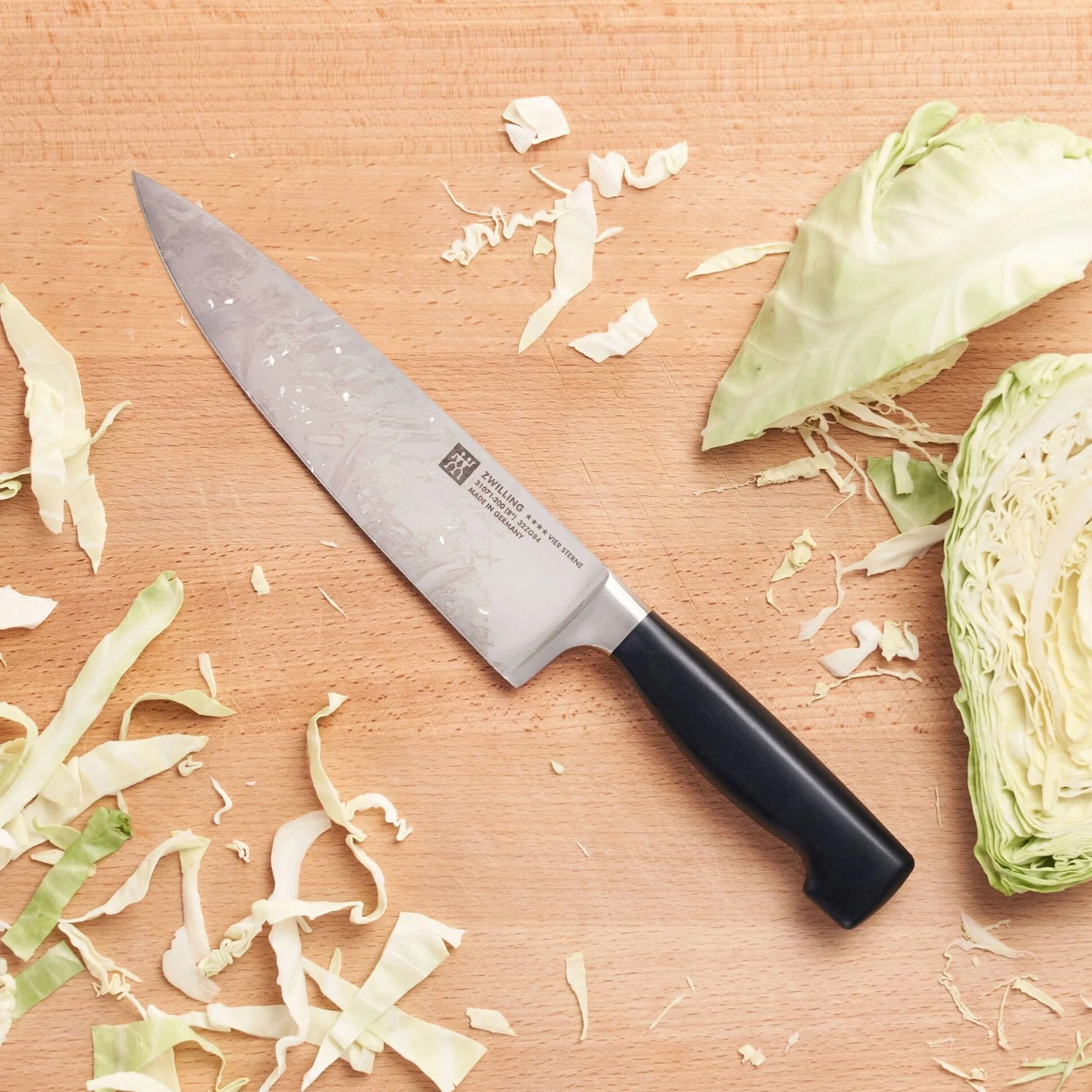 ZWILLING Kochmesser 20 cm Vier Sterne Rostfreier Spezialstahl Kunststoff-Griff