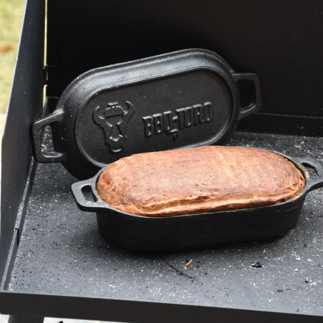 BBQ-Toro Garnek żeliwny 1 l 29 x 12,5 x 5,5 cm wstępnie przypalony