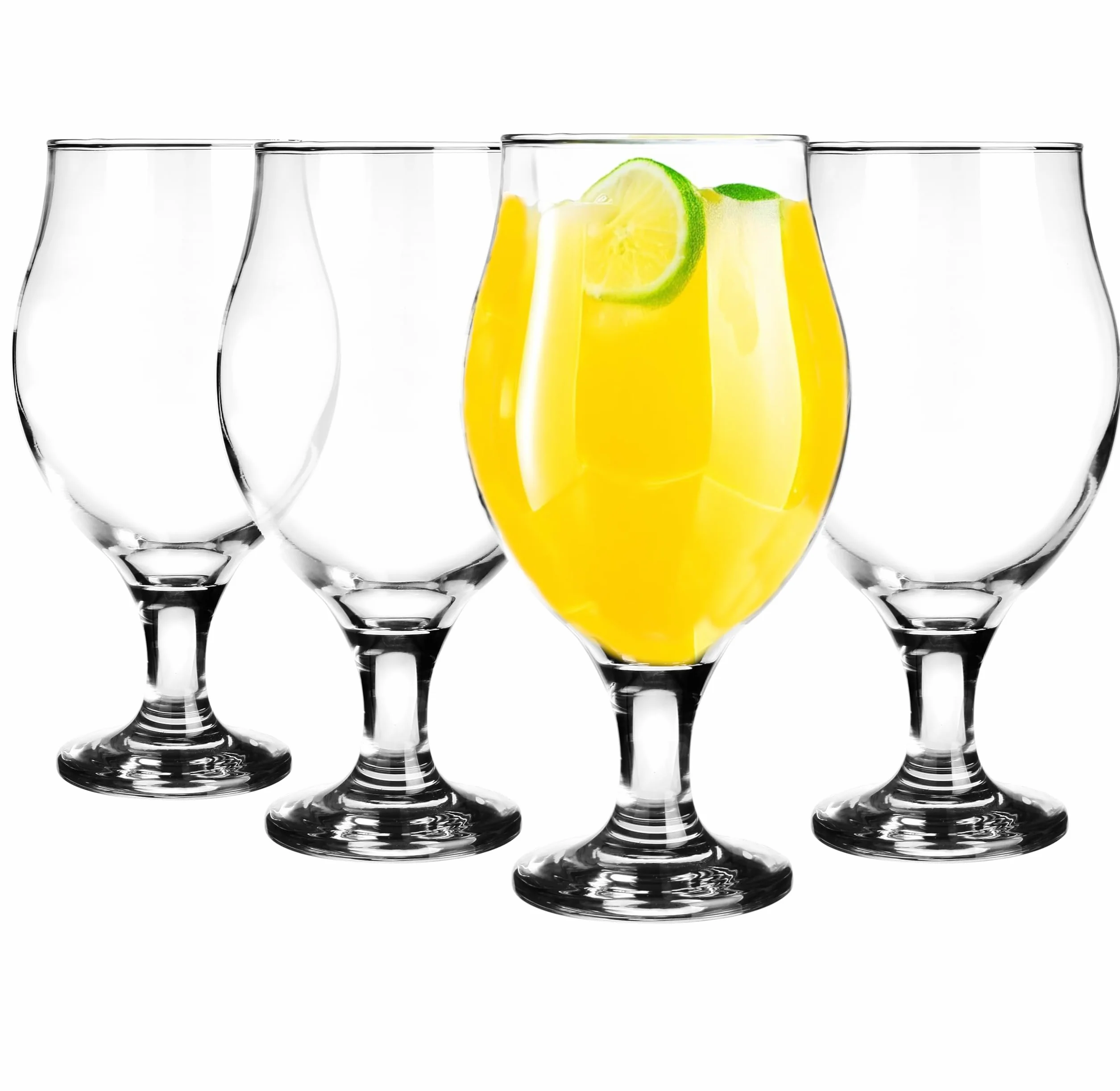 Glasmark KROSNO kieliszki do piwa tulipany zestaw 4 szt. 500 ml