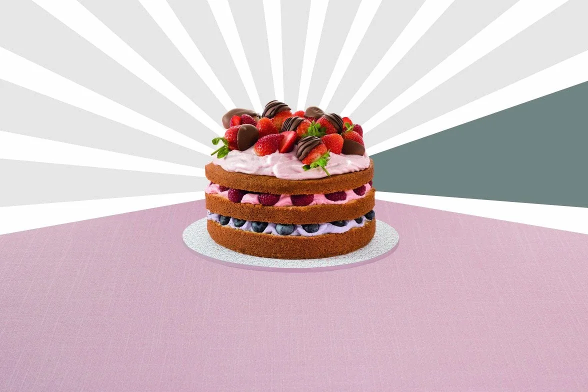 Dr. Oetker 4651 retro tort z formą sprężynową średnica 20 x 7 cm, różowy/kremowy, 20 x 20 x 7 cm stal nierdzewna