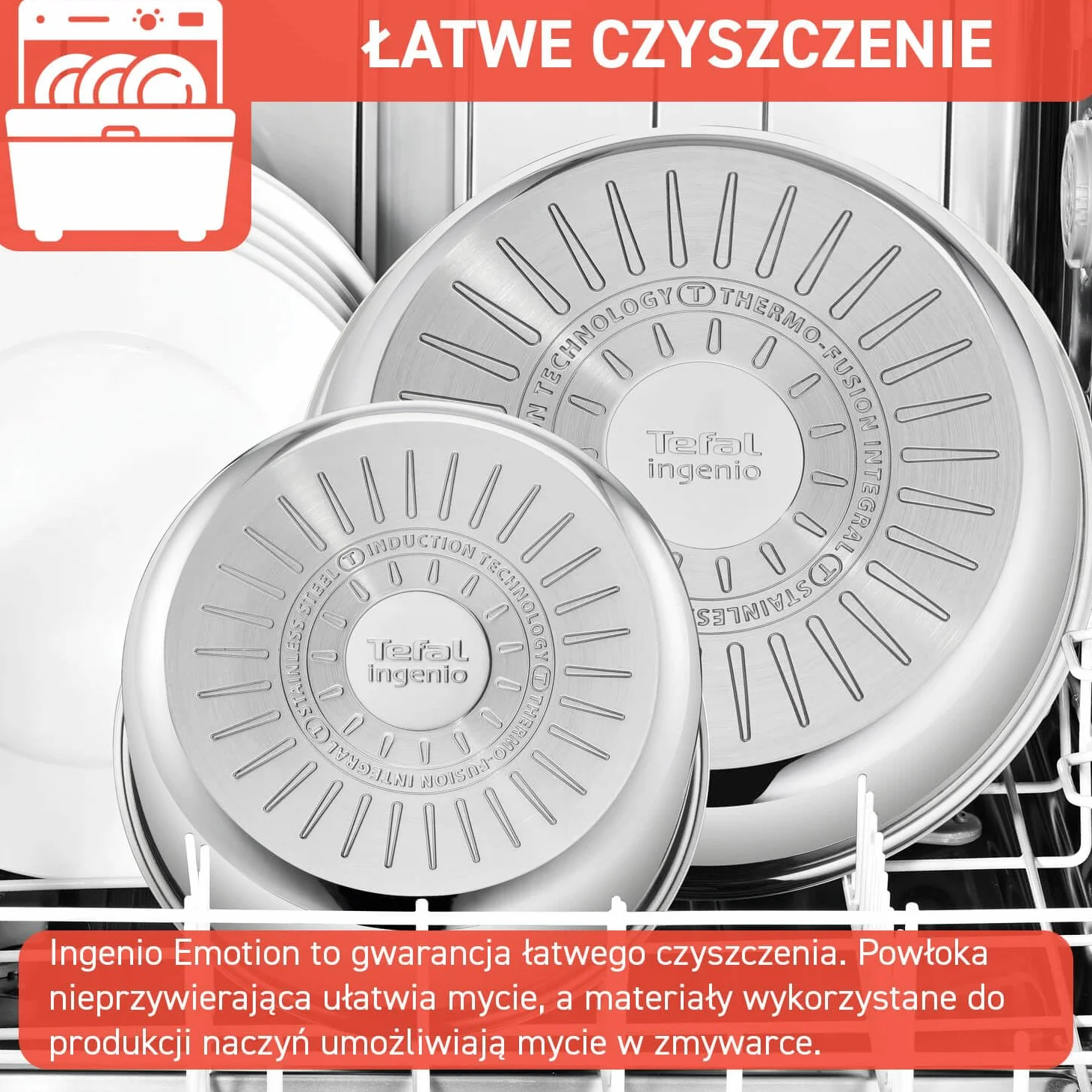 Tefal L897SK Emotion Zestaw garnków i patelni wszystkie rodzaje kuchenek, indukcja, srebrny, 20 elementów, odpinany uchwyt