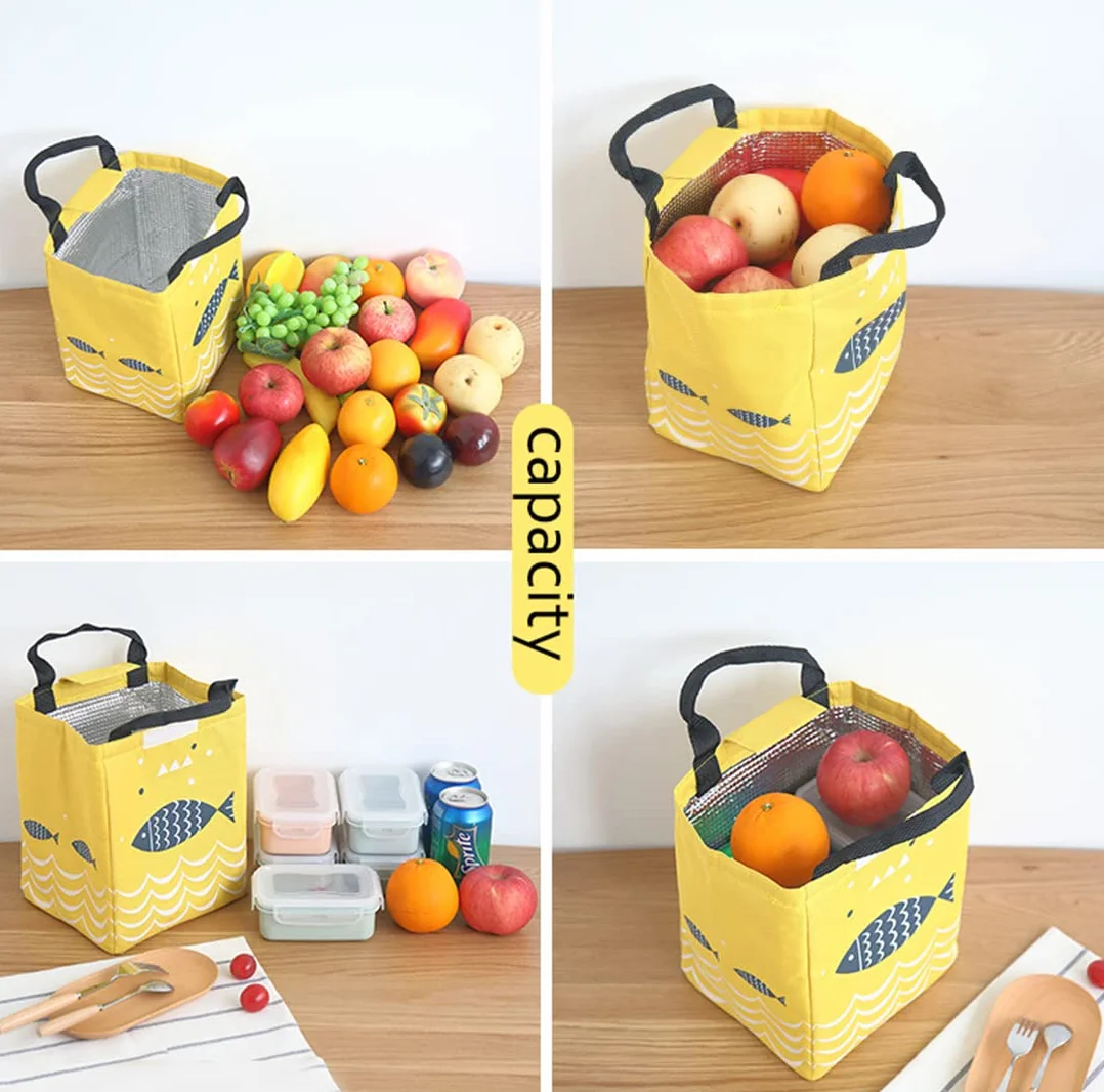 Cool Bag izolowana torba na lunch wodoszczelna składana duża pojemność