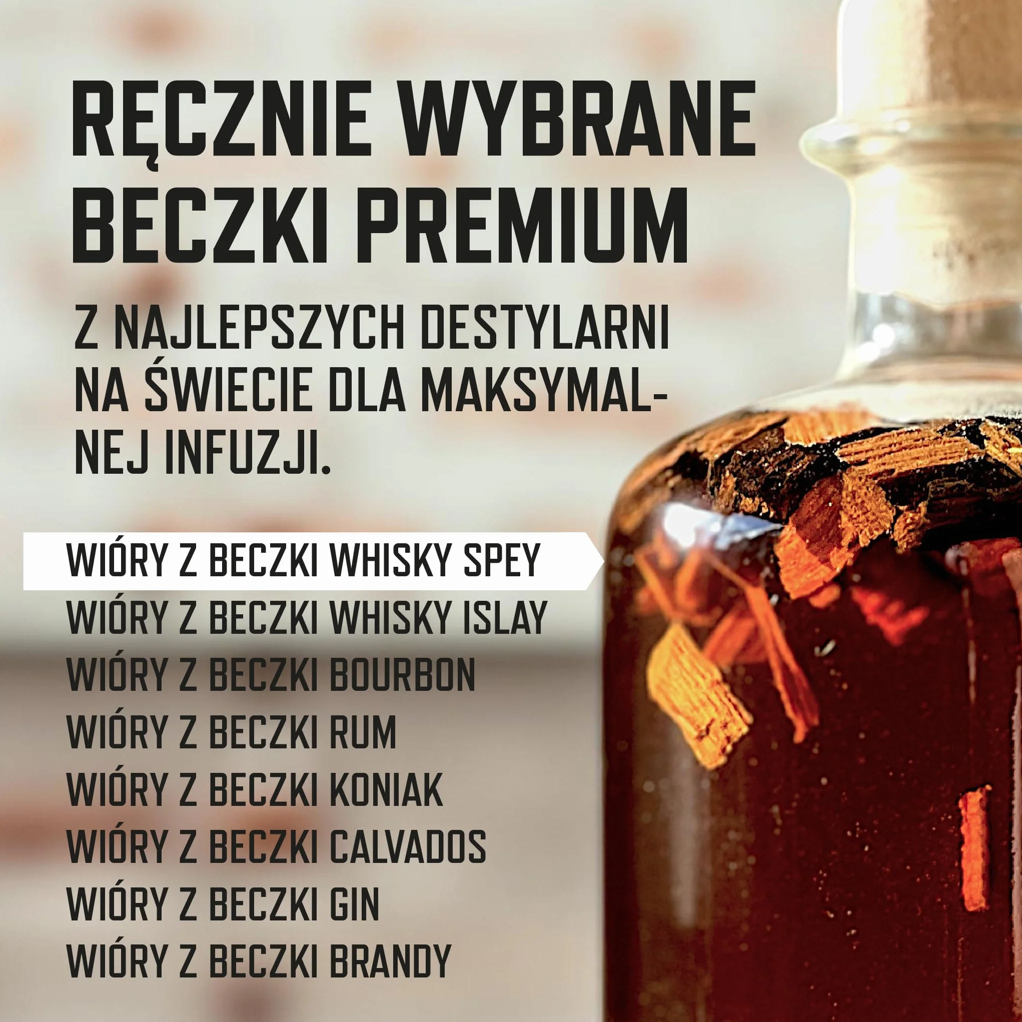 Whisky DIY zestaw upominkowy dla miłośników Scotch Whisky | prezent degustacyjny do budowy