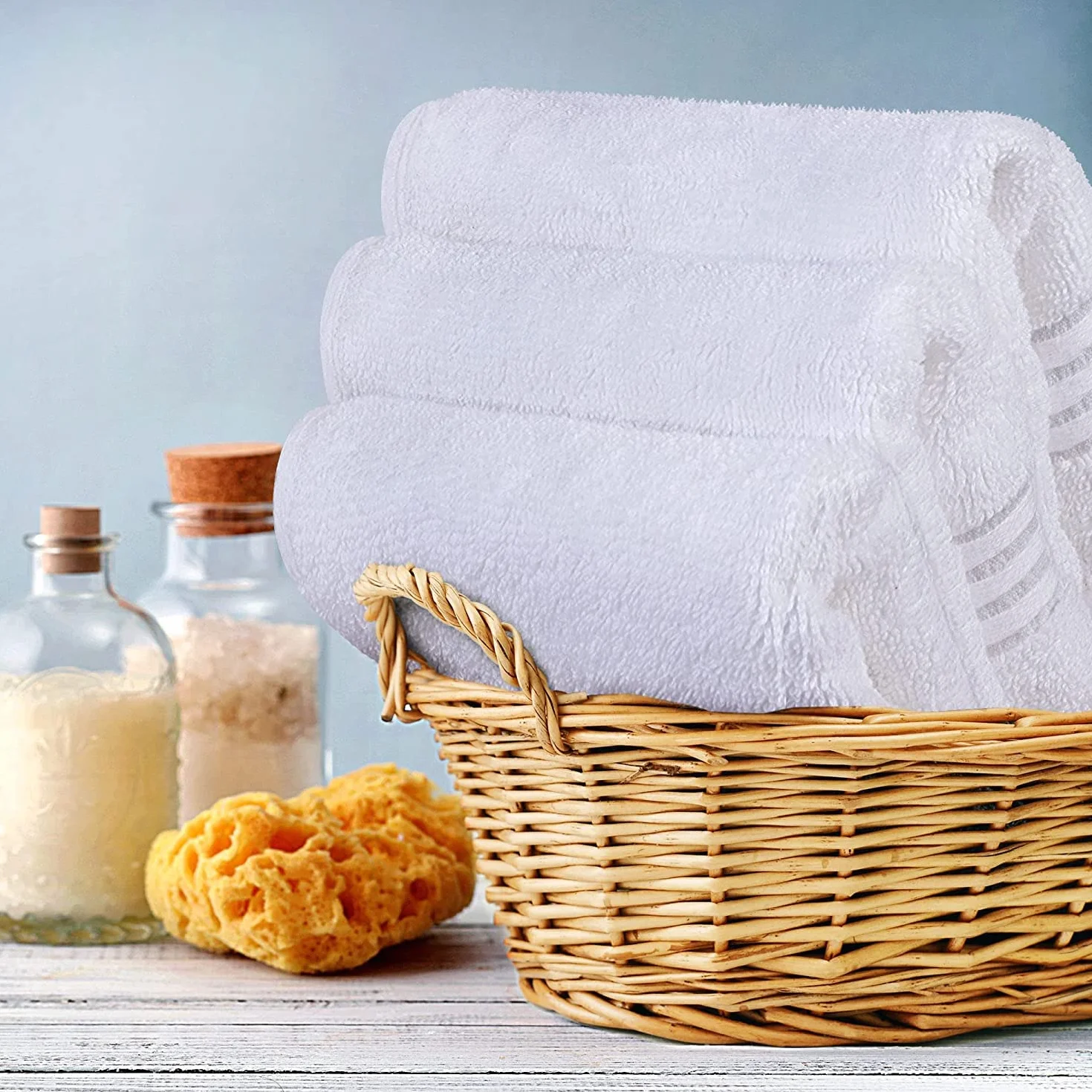 Utopia Towels - 12 luksusowych ściereczek, 30 x 30 cm - 100% bawełna Flanelowe ściereczki do twarzy Premia, bardzo chłonne i miękkie w dotyku (biały)