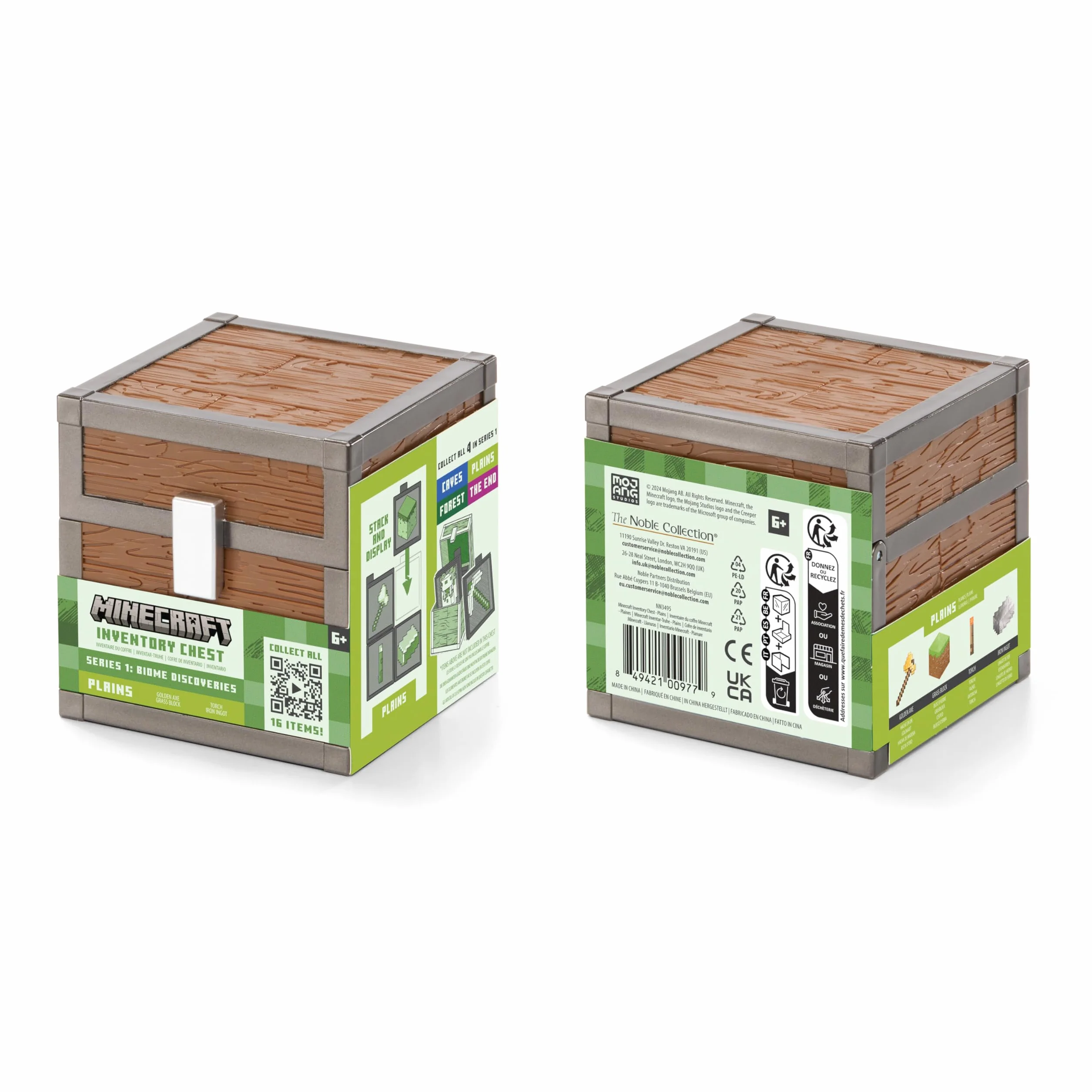 Minecraft Set Loot Chest Plain 10Cm