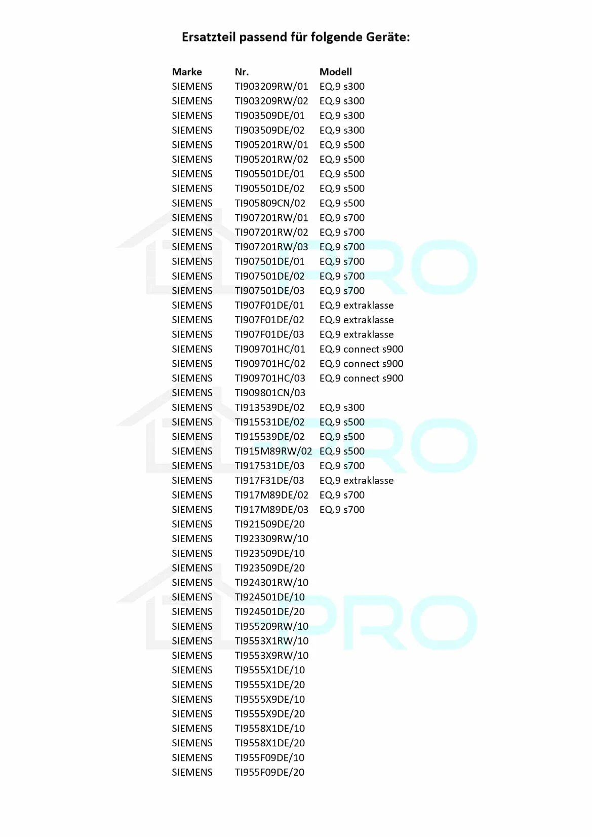 DL-pro Podstawa zbierająca do Siemens EQ9 EQ.9 S300 S500 S900 extraKlasse Connect 11010428 11048833 Pojemnik na fusy Podstawa na kawę Zestaw pojemników Podstawa do ekspresu do kawy