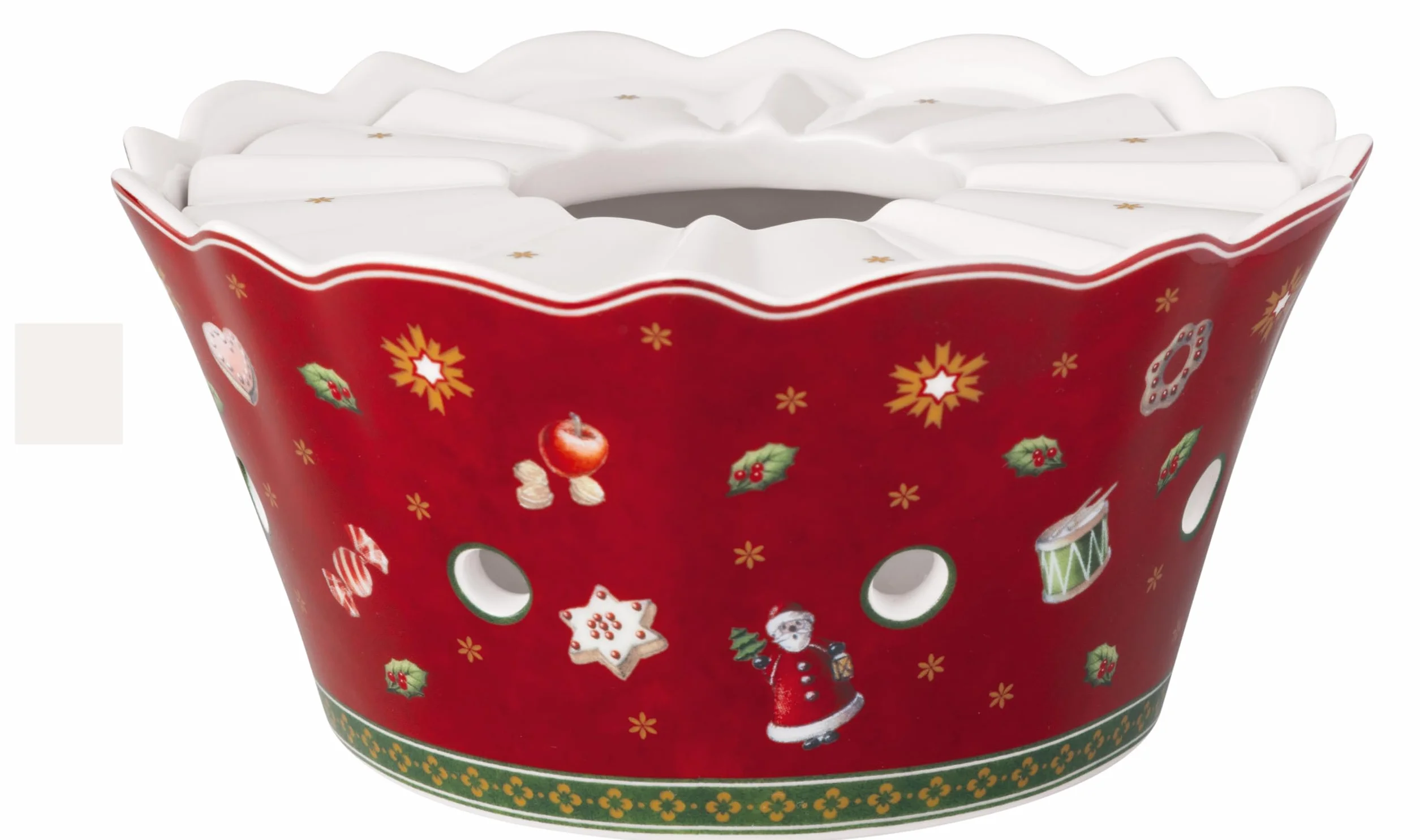 Villeroy & Boch - Toy's Delight podgrzewacz kolorowy, Boże Narodzenie, podgrzewacz do herbaty, naczynie świąteczne, motyw świąteczny, porcelana Premium