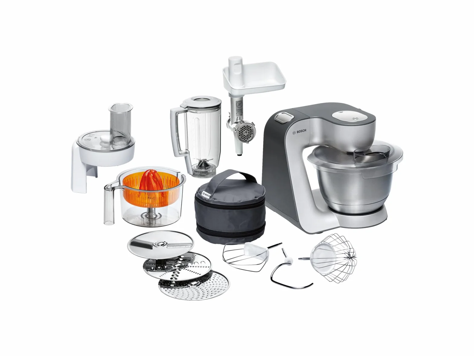 Bosch MUM56340 robot kuchenny wielofunkcyjny 900W srebrny