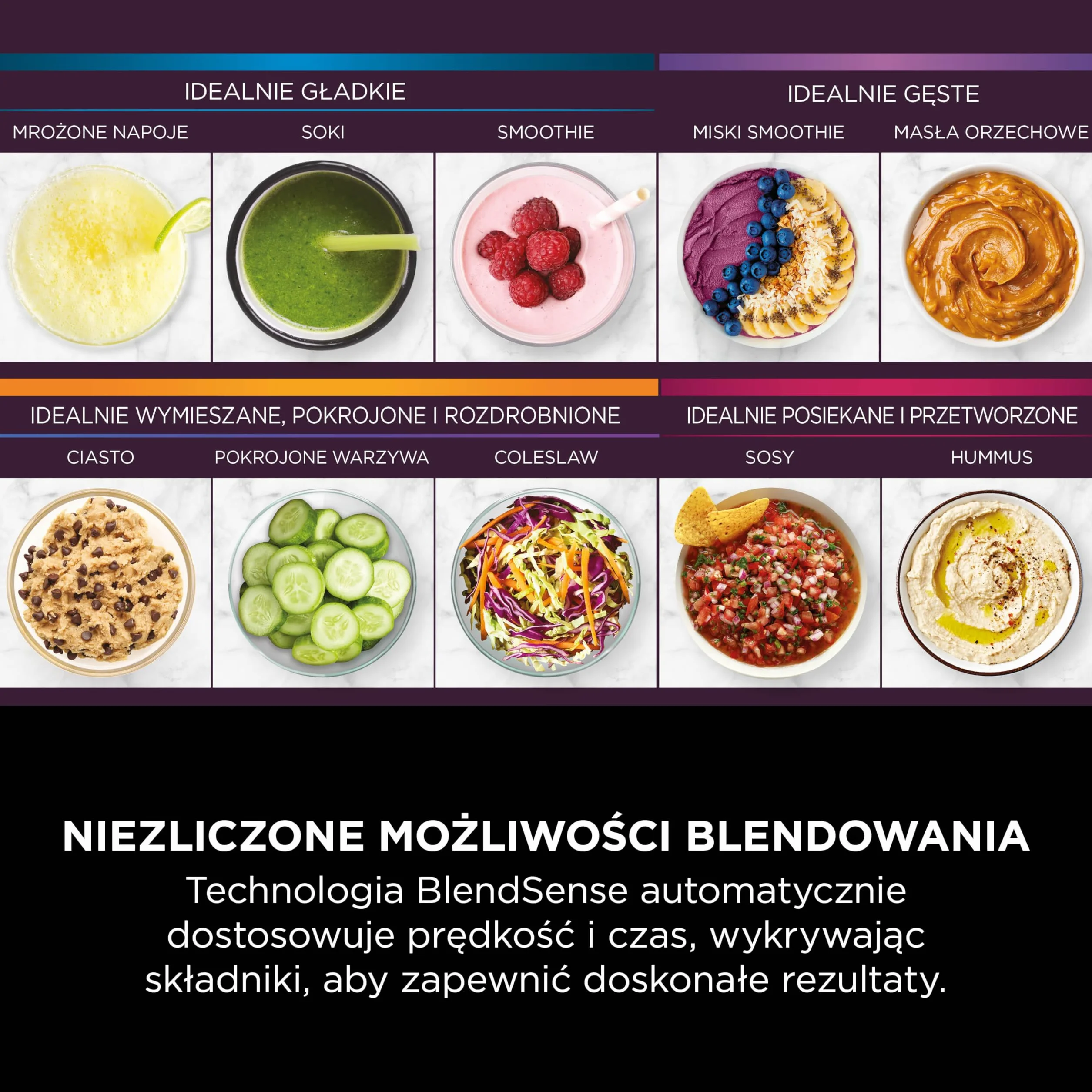 Ninja TB401EUSTGD 3-in-1 Detect Processor Pro Blender, robot kuchenny, ostrze do ciasta, kubki, dzbanek, złoty odcień kamienia