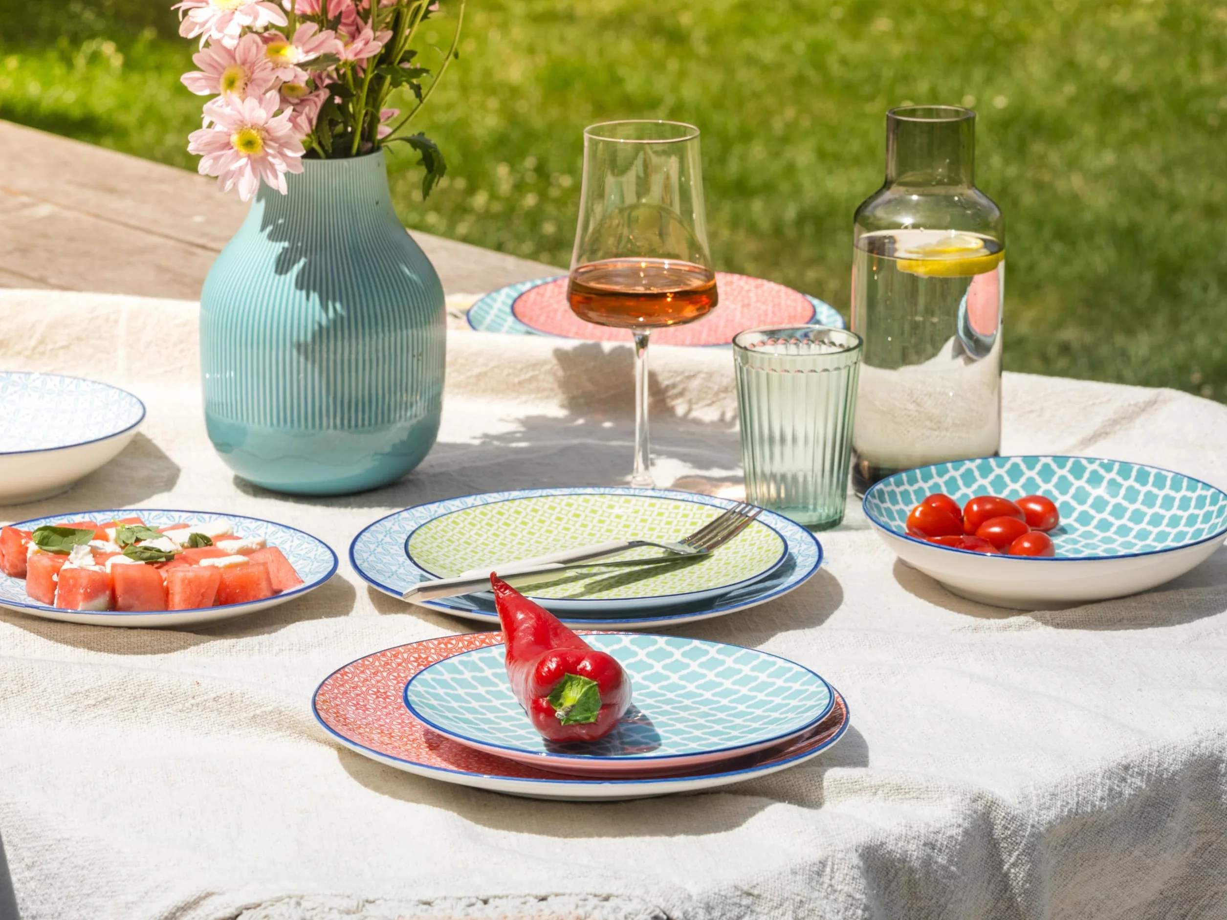 Creatable Mediterran Zestaw Naczyń, 36 x 32 x 35 cm, 16 Szt.