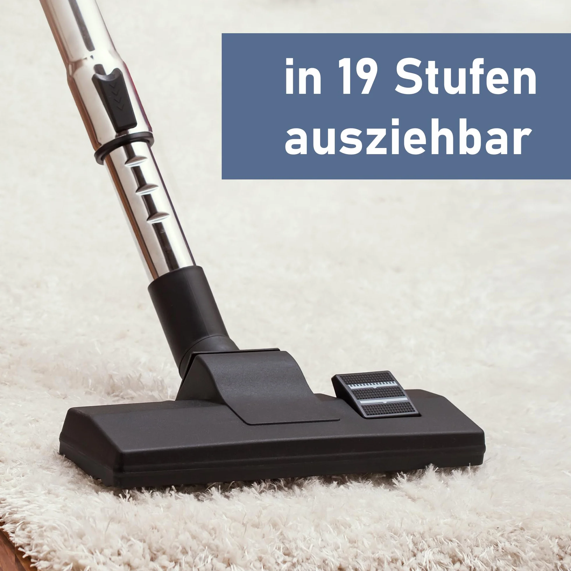 Rura teleskopowa pasuje do wszystkich odkurzaczy Miele. Teraz z funkcją kliknięcia od Staubsauger laden.de