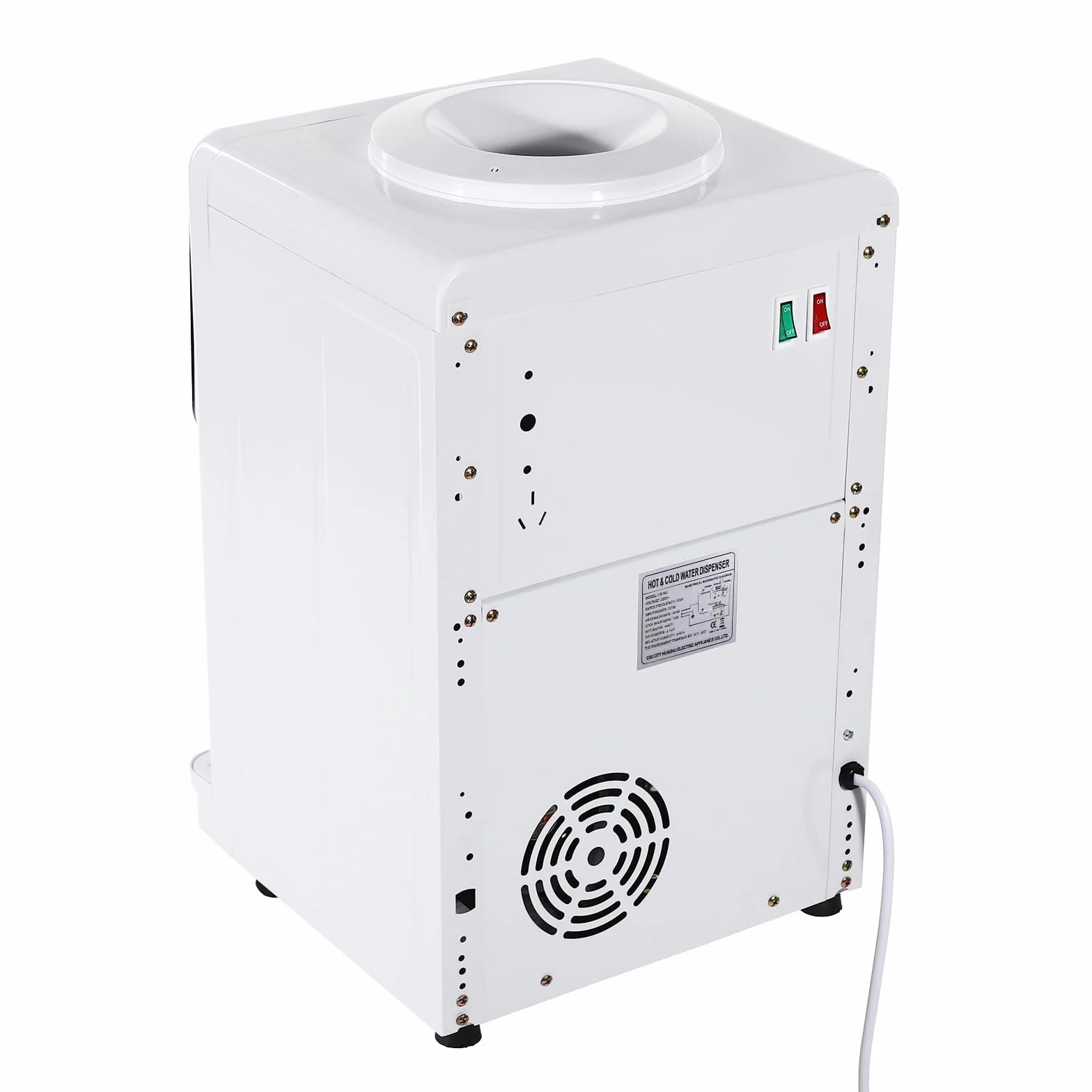 Elektryczny dystrybutor wody 500 W, dystrybutor ciepłej i zimnej wody, pojemność 4,5-18,9 l, trzy lampki kontrolne, do gospodarstwa domowego, studia fitness, kuchni, mieszkania