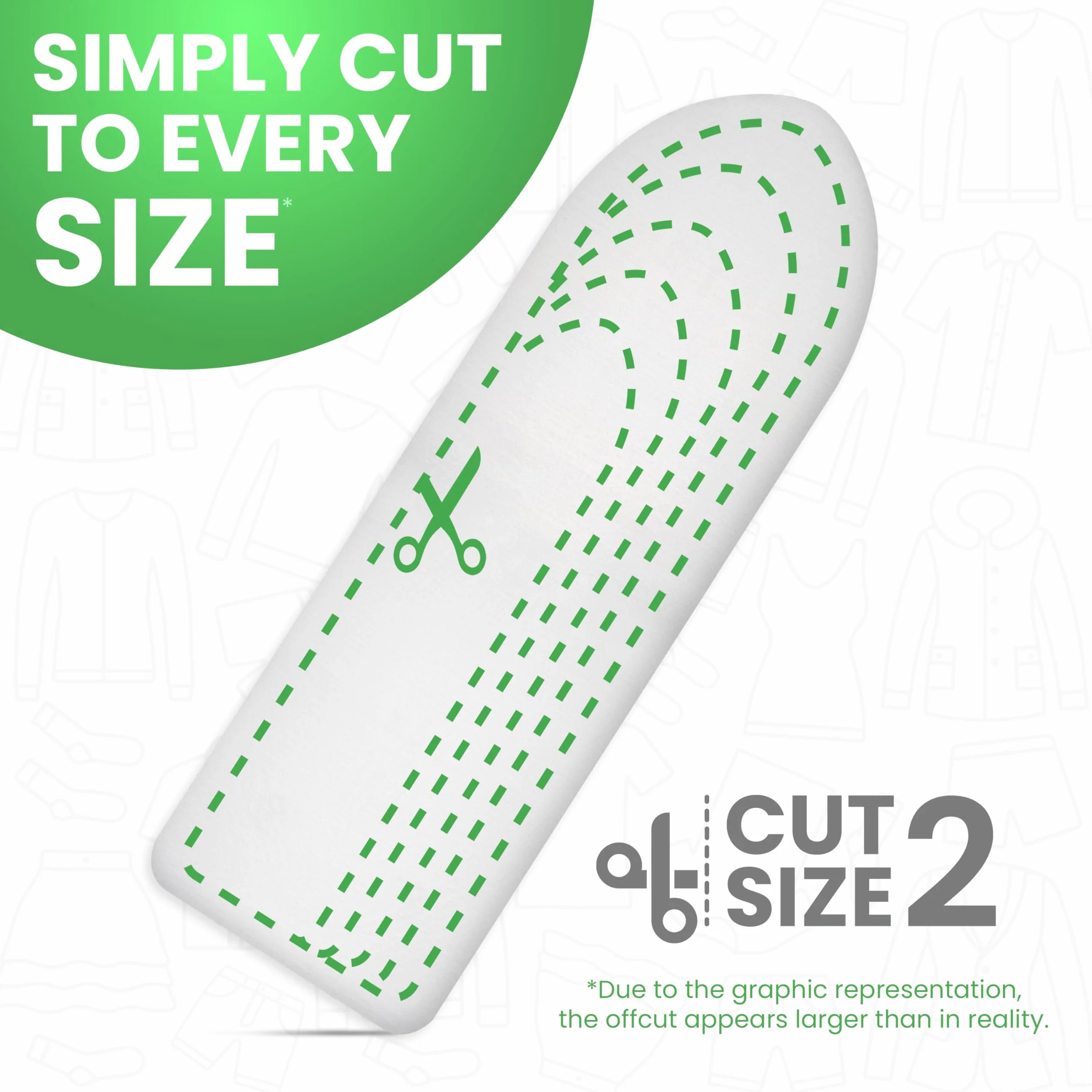 SimplySmooth Wyściółka deski do prasowania 150 x 55 cm, bardzo gruba (8 mm), wyściełana [700 g/m²], przycięta podkładka odpowiednia do żelazka parowego, warstwa podstawowa