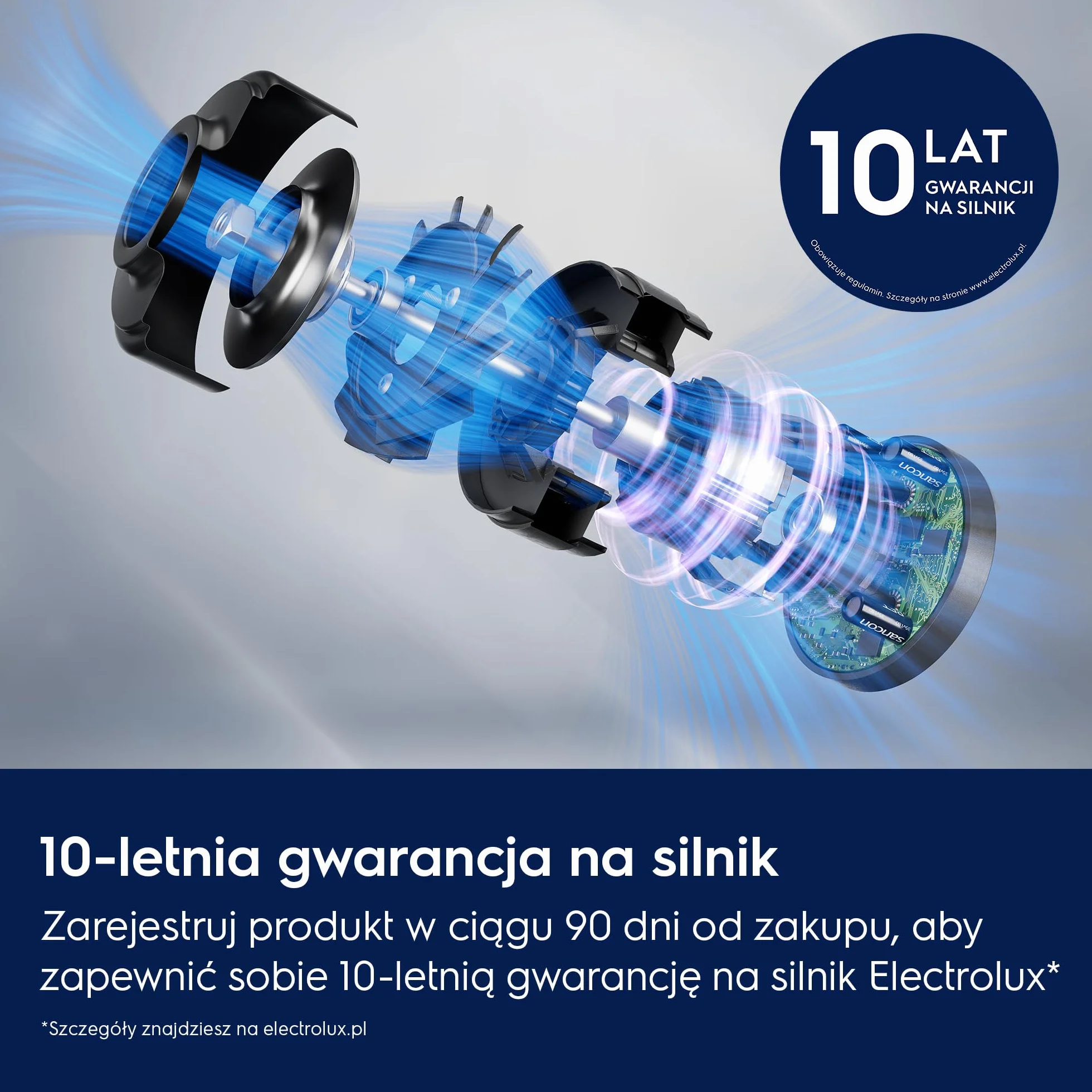 Electrolux Odkurzacz Bezworkowy Animal 600 EL61A4UG, doskonale zbiera sierść zwierząt, 6-cio stopniowa filtracja, technologia cyklonowa, 700W, 1,6L, Szary