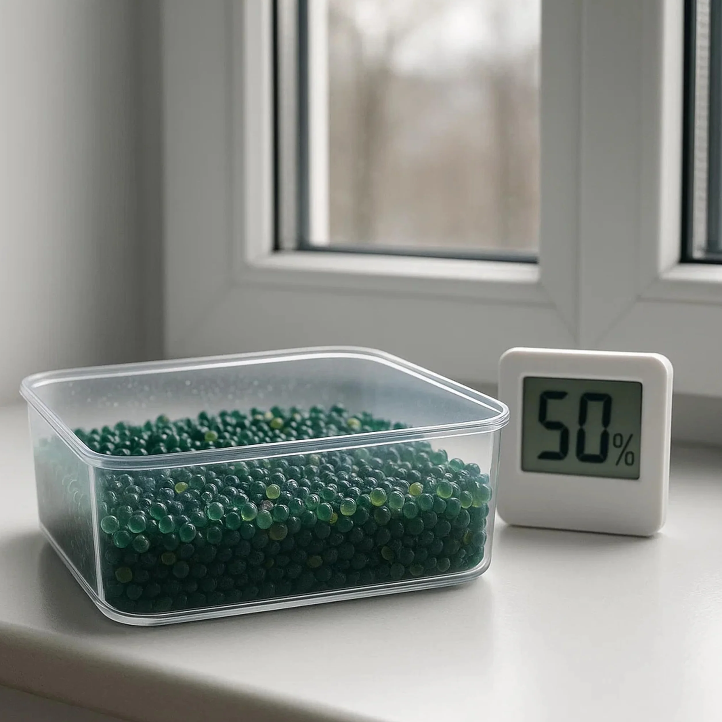 ISOLATECH Silica Gel, regenerujący środek osuszający, Żel krzemionkowy, pomarańczowy, worek 0,5 kg, Silicagel osuszacz, Nadaje się jako suszarka do filamentu