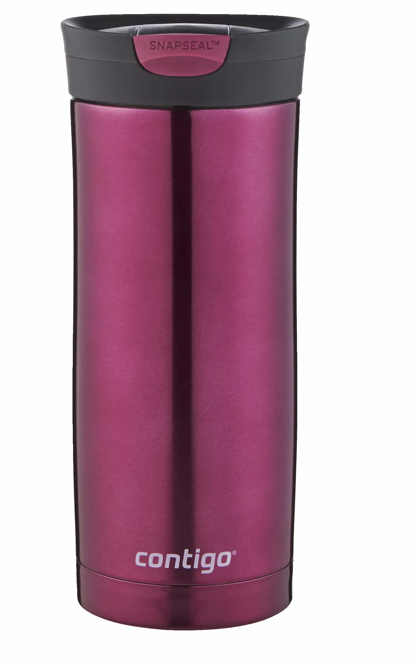 Contigo Huron Snapseal 2095638 Kubek Termiczny, Różowy/Czarny, 470 ml