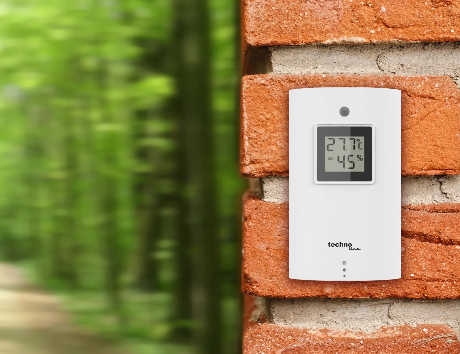 Stacja pogodowa Technoline WS 6750 z nadajnikiem zewnętrznym, czarna