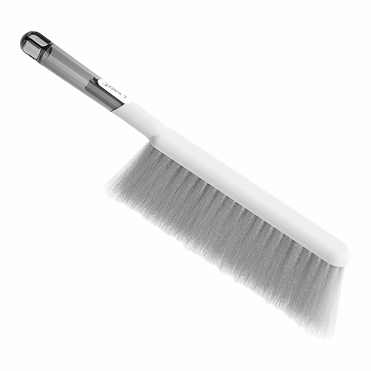 Bed Cleaning Brush, Soft Bristle Hand Broom Household Cleaner, 14.2x1.2x3.5 inches Compact Counter Duster Brush for Sofas, Bed Sheets, Carpets, Clothes and Car Interior