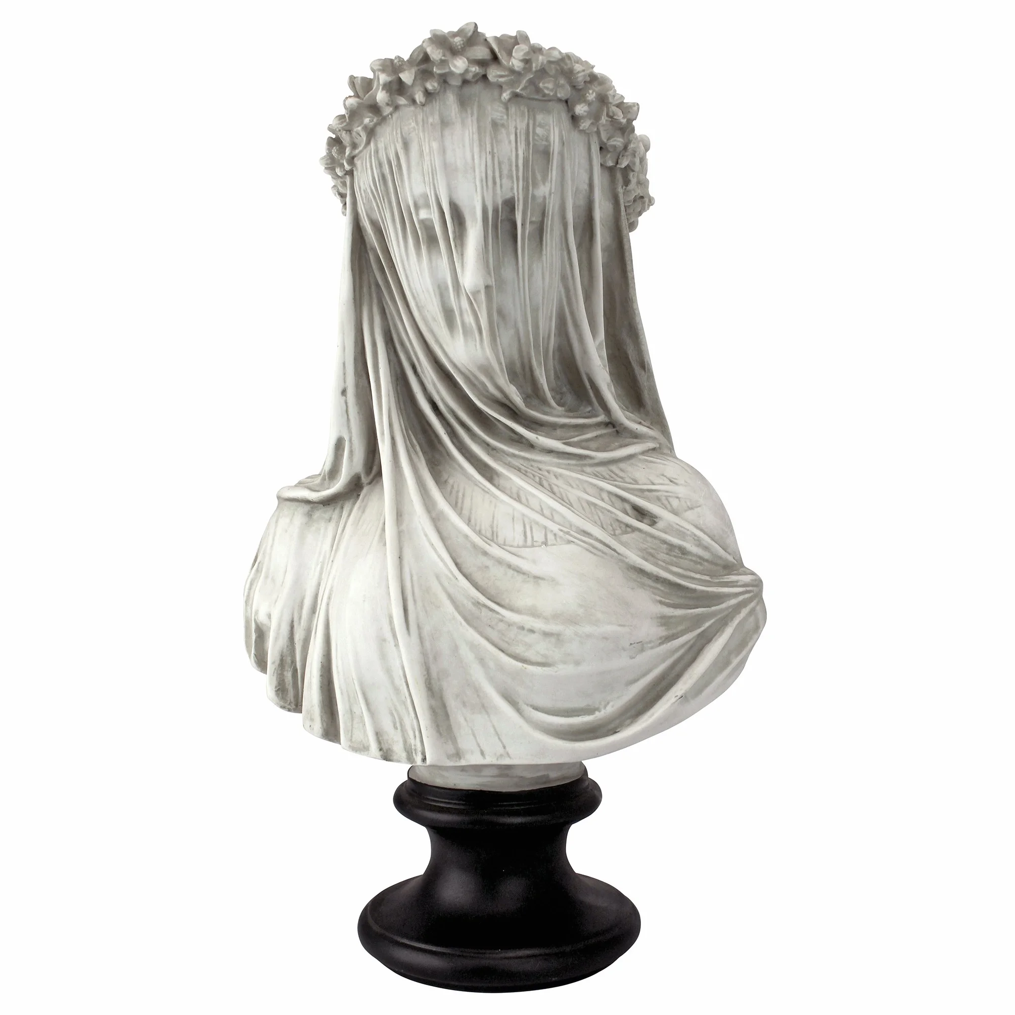 Design Toscano Ukryta statuetka biustu Panny, wymiary: 22,8 cm x 15,2 cm x 35,5 cm