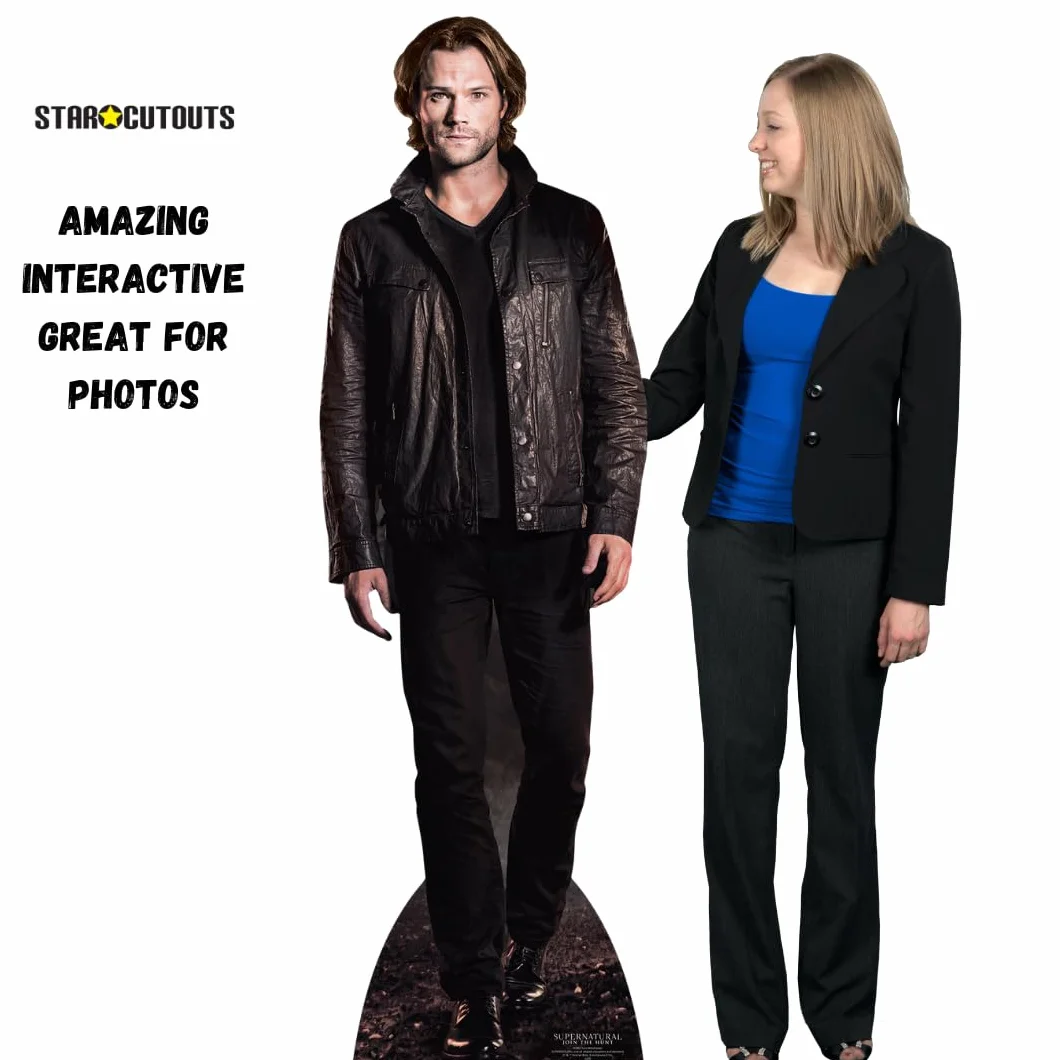 Star Cutouts Ltd SC982 Sam Winchester karton wycięty z mini blatem 190 x 59 x 190 cm wielokolorowy