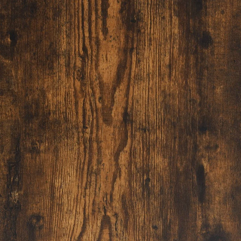 vidaXL Stojak pod drukarkę, 2-poziomowy, przydymiony dąb 44x26x31,5 cm