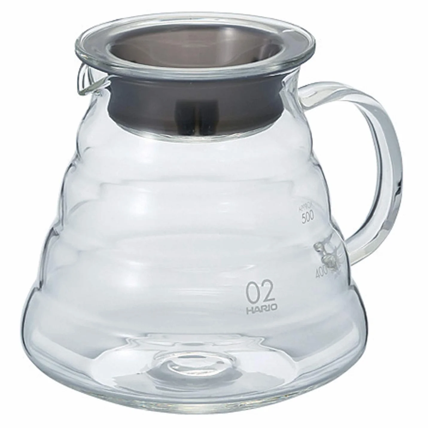 Hario Dzbanek do kawy, szklany, przezroczysty, 02, 600 ml
