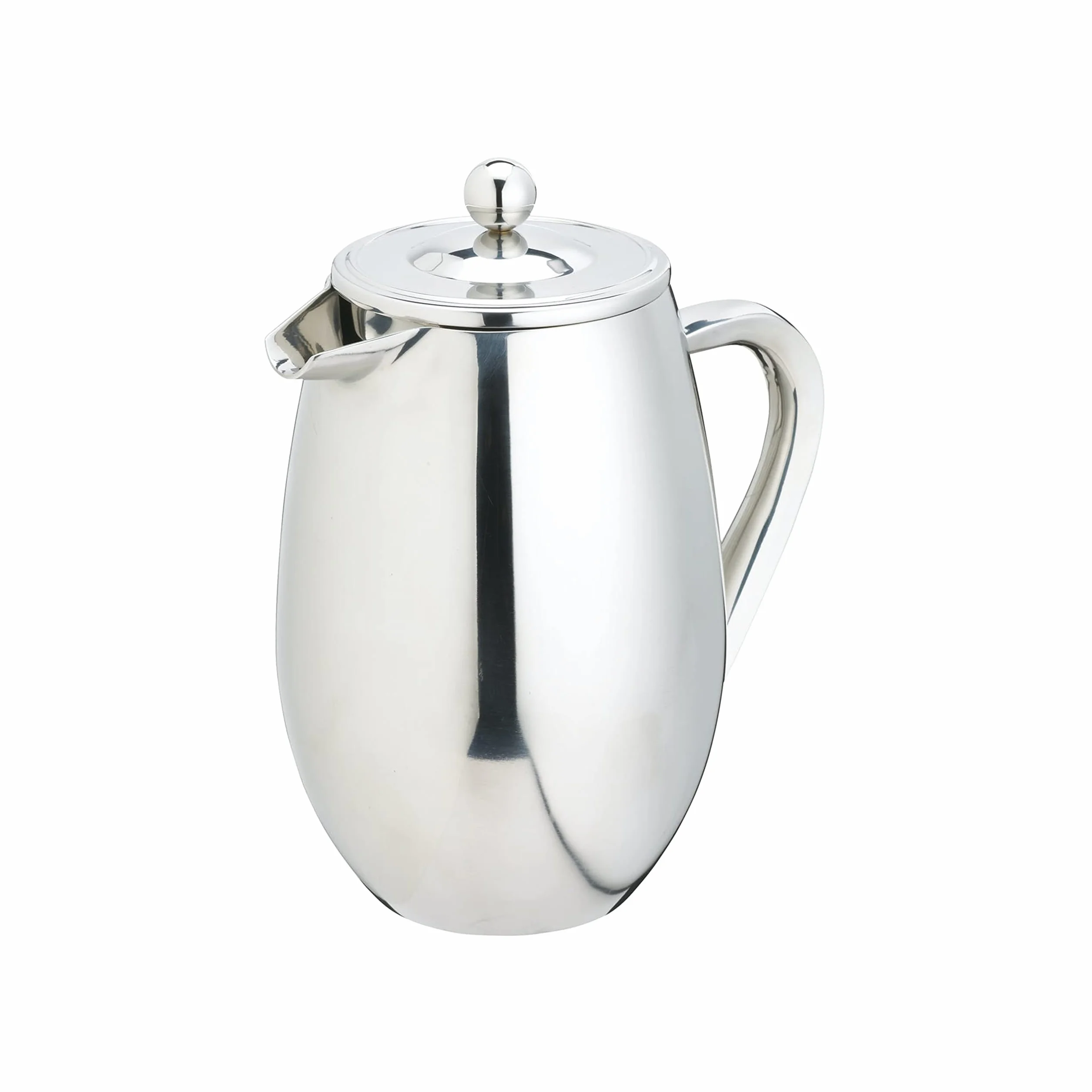 La Cafetière Kafetière z podwójnymi ściankami ze stali nierdzewnej, 3 kubki, stal nierdzewna, srebrny