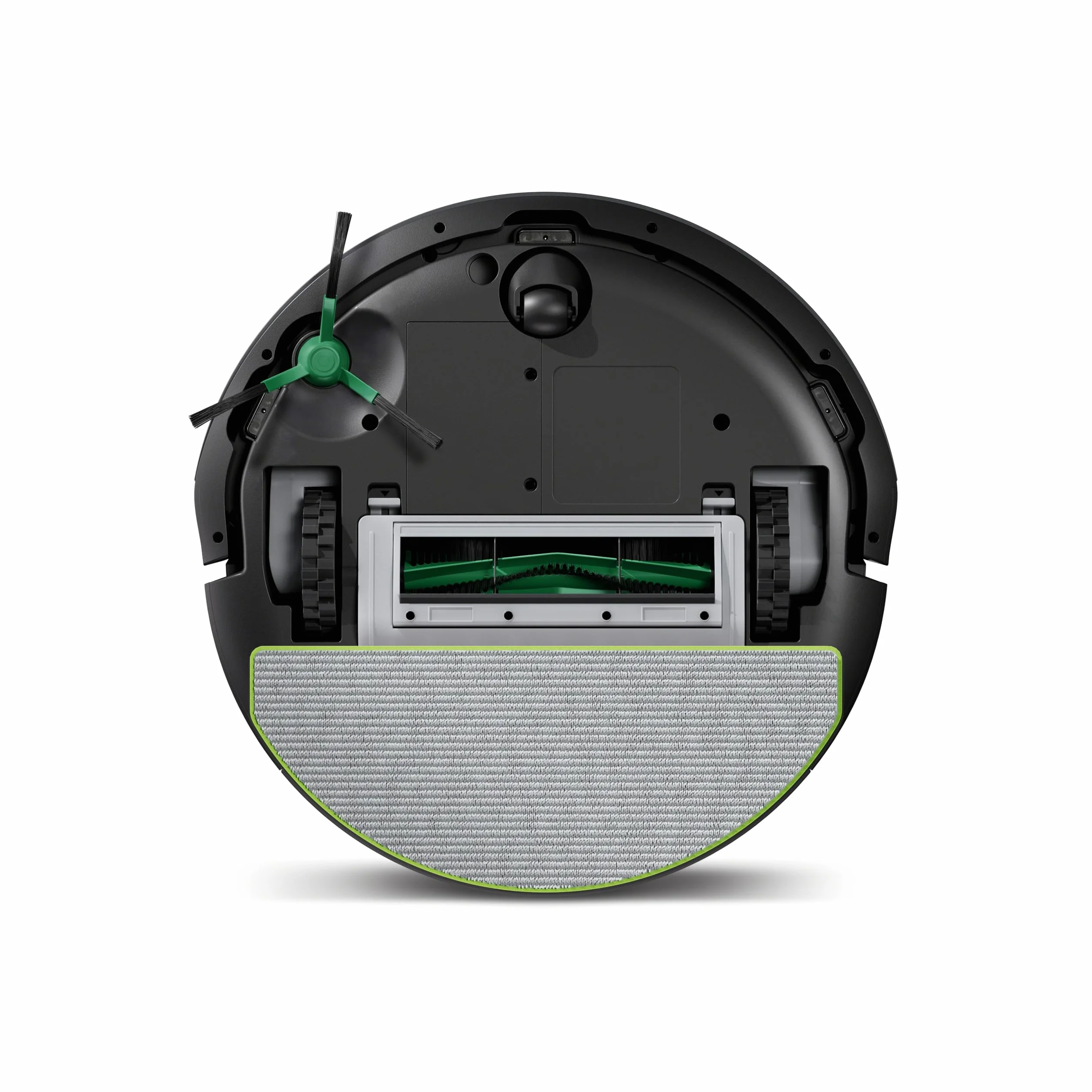iRobot Roomba 105 Combo+AutoEmpty Dock, robot odkurzający 2 w 1, odkurzanie 7KPa, nawigacja LiDAR - wykrywanie dywanów, strefy czyszczenia i unikania - 4 poziomy ssania - czarny