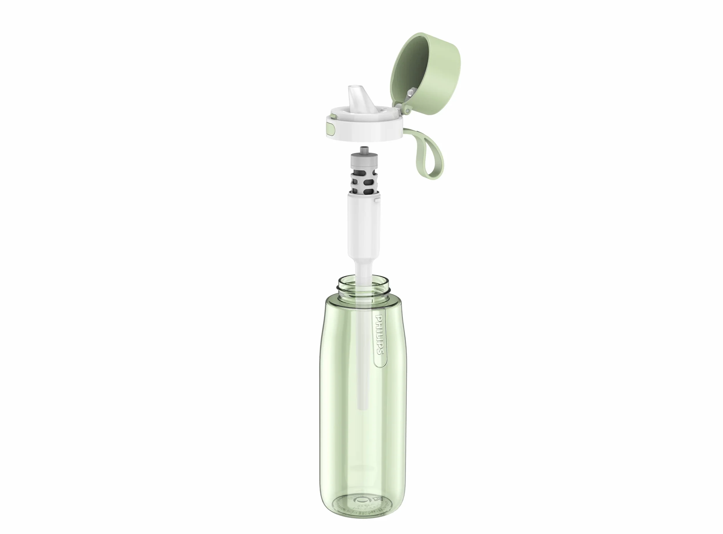 Philips Butelka Filtracyjna, Plastic, Zielony, 660 ml