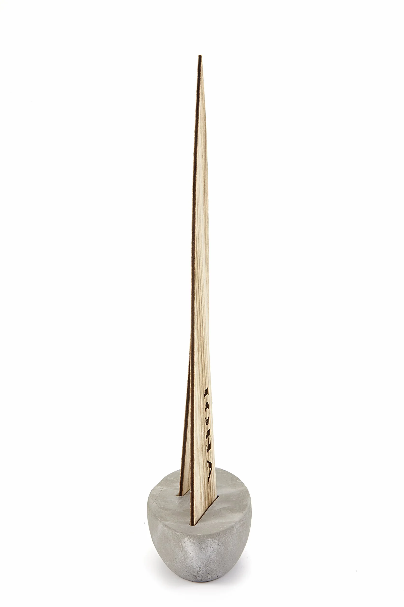 Heitmann Deco Statek żaglowy z kamienia i drewna 23x7x34 cm dekoracja morska