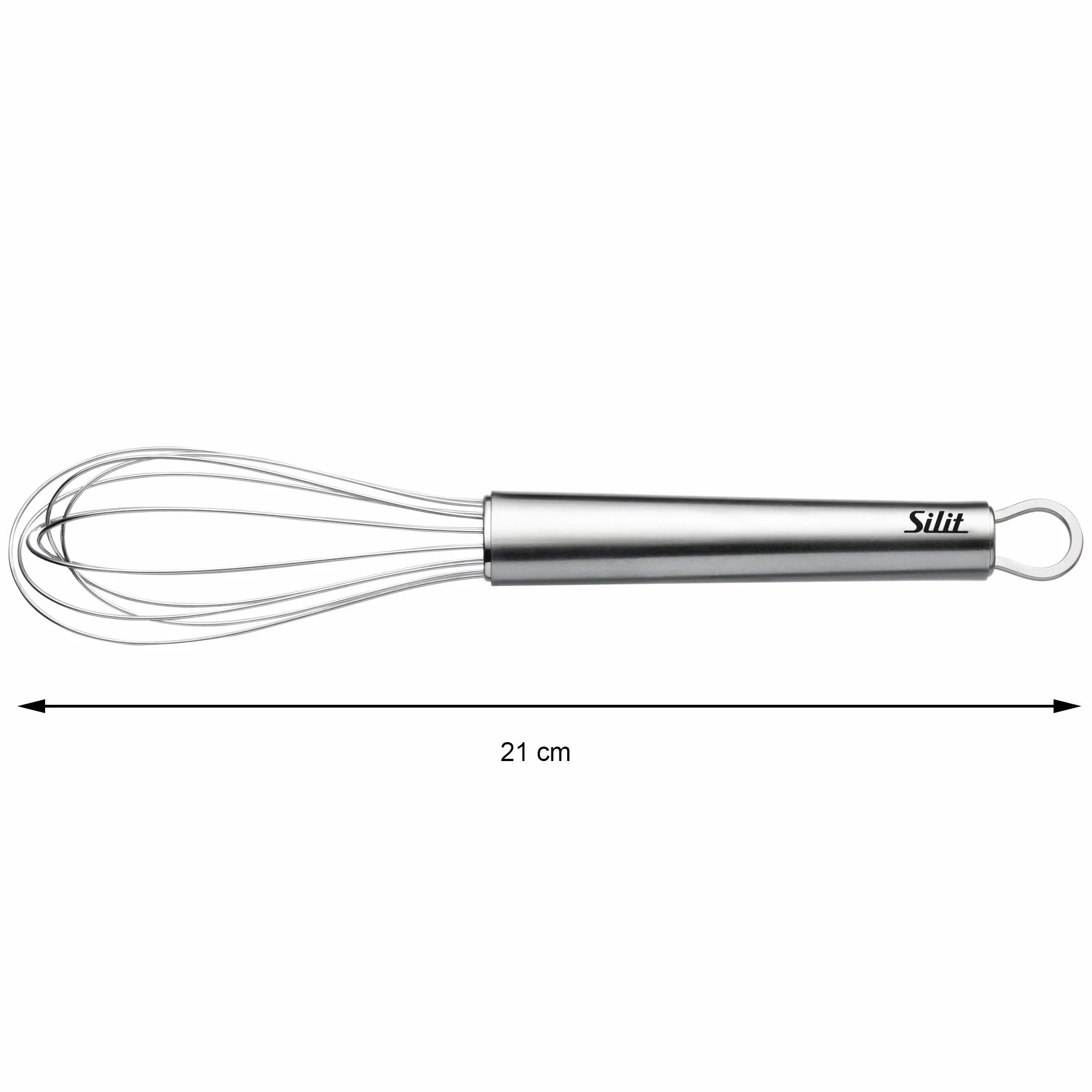 Silit Classic Line trzepaczka 21 cm, polerowana stal nierdzewna, nadaje się do mycia w zmywarce
