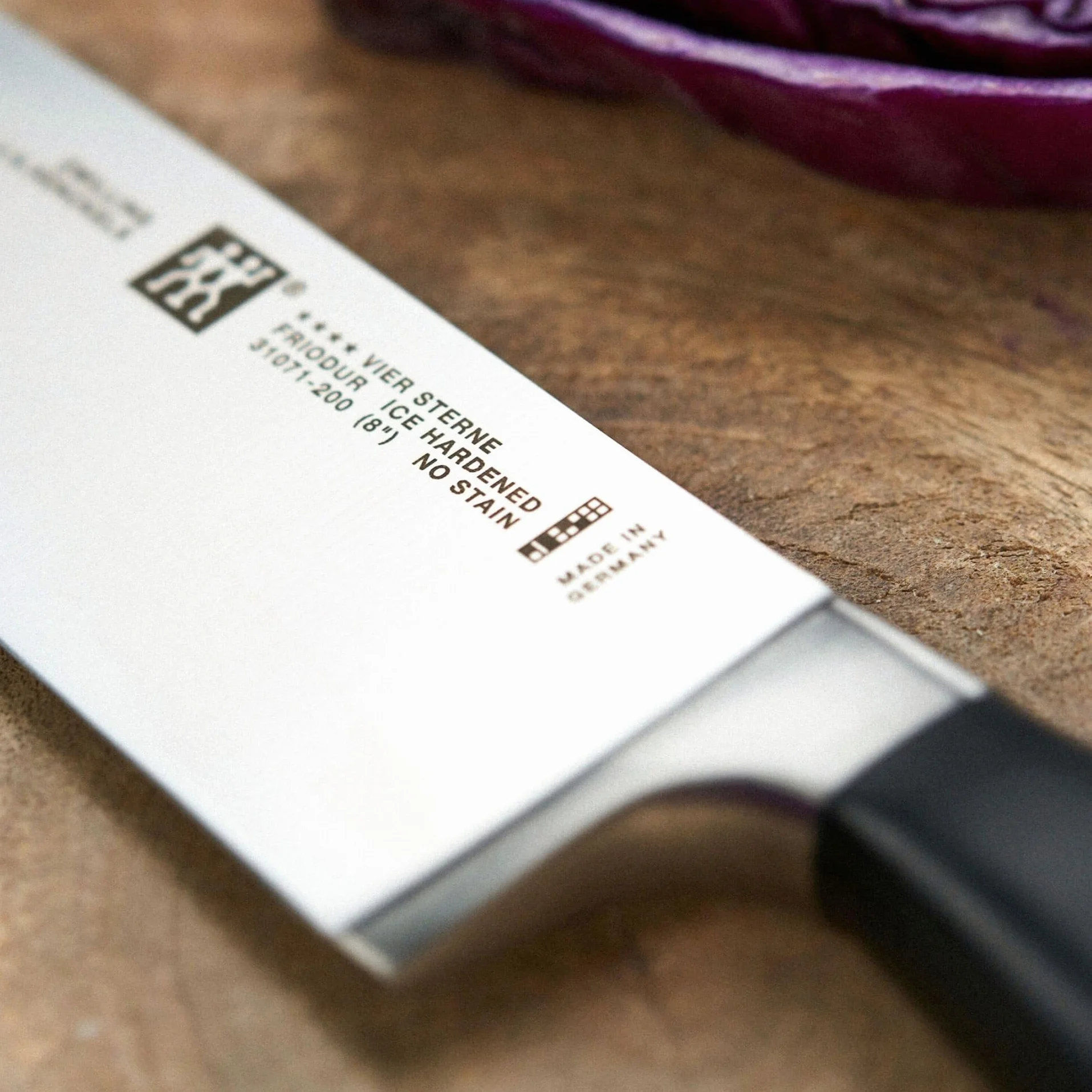 ZWILLING Kochmesser 20 cm Vier Sterne Rostfreier Spezialstahl Kunststoff-Griff