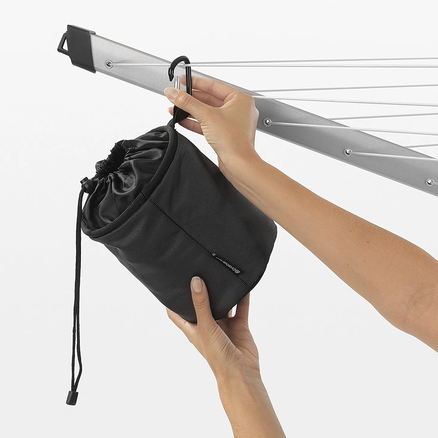 Brabantia Pojemnik na klamerki Premium Czarny