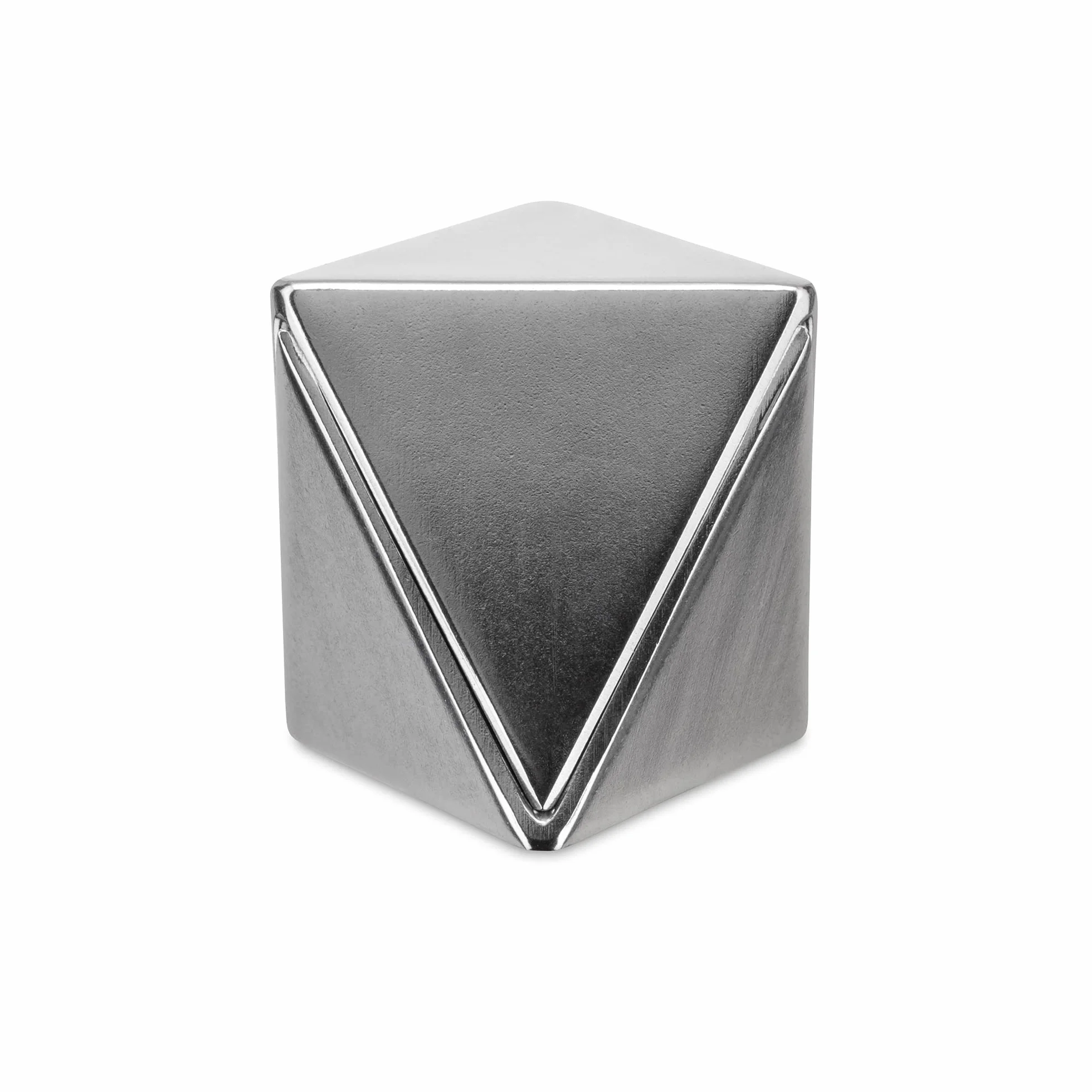 Alessi AGO01 Roost Egg Cup aluminiowy polerowany na wysoki połysk, srebrny, 4,5 x 4,5 x 4,5 cm