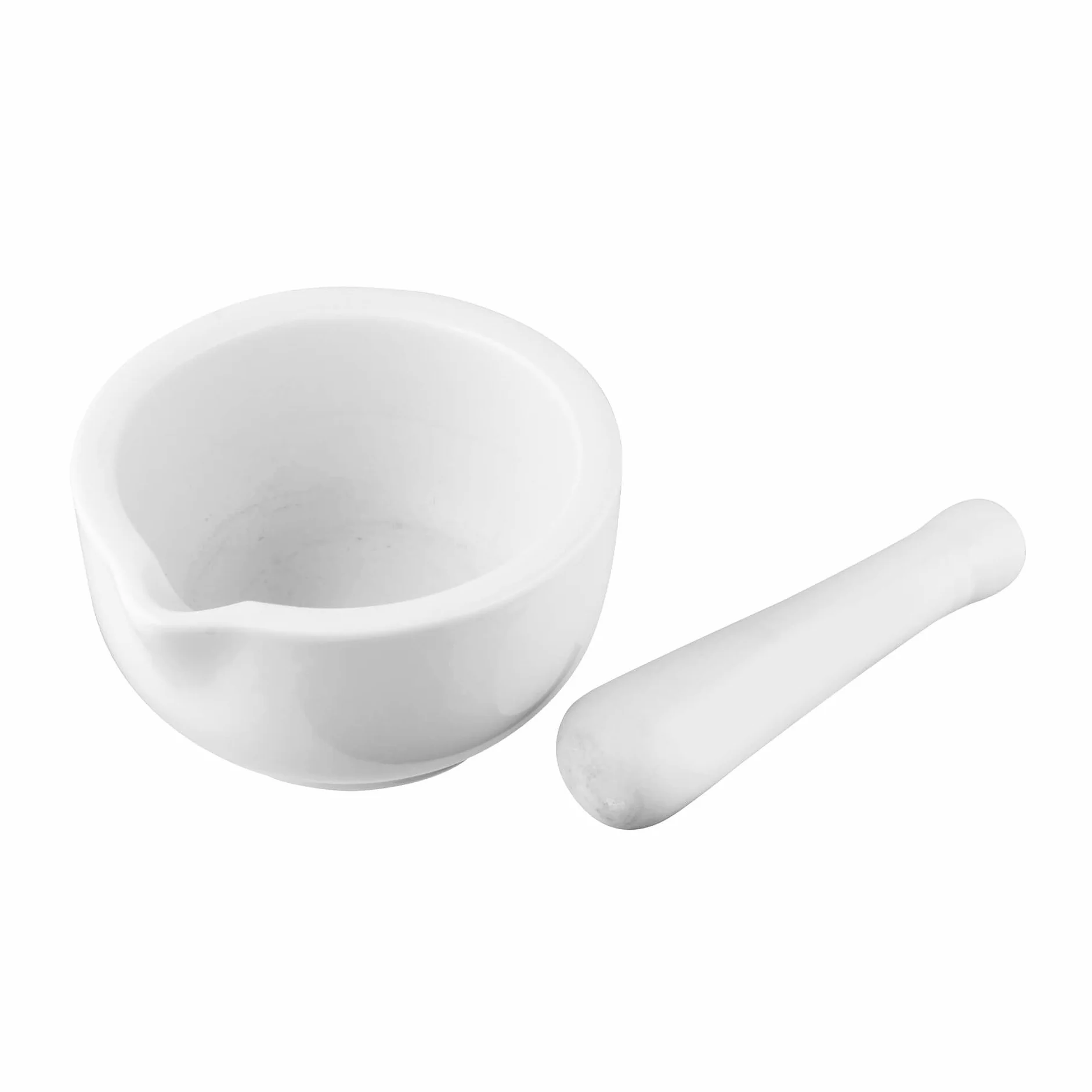 Fackelmann Moździerz i Tłuczek, Biały, Ø 12 x 6,5 cm