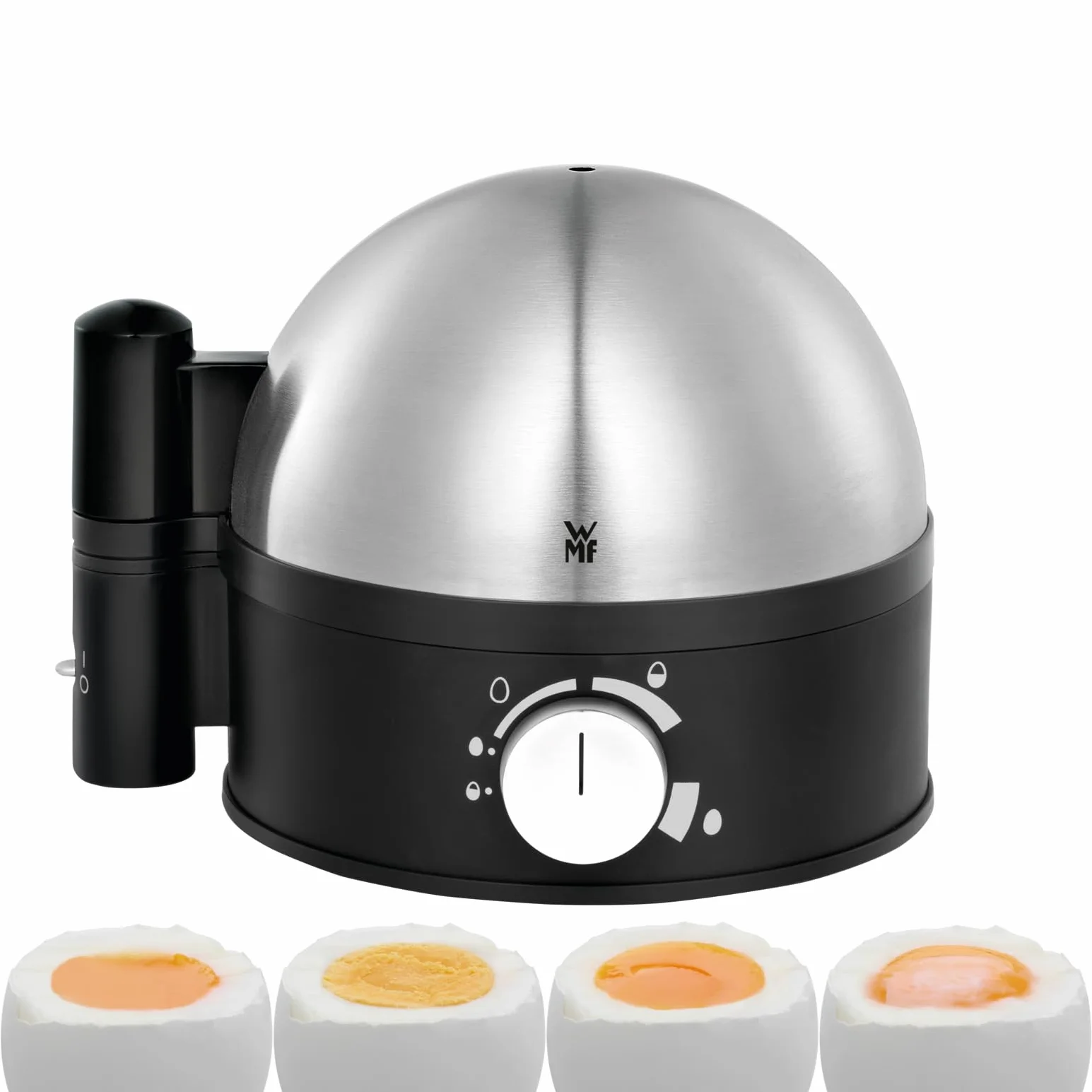 WMF 415070011 Stelio Jajowar, Stal Szlachetna, 380 W, 7 l, Czarny/Chrom
